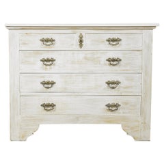 1880s French Provincial Marble Top Commode