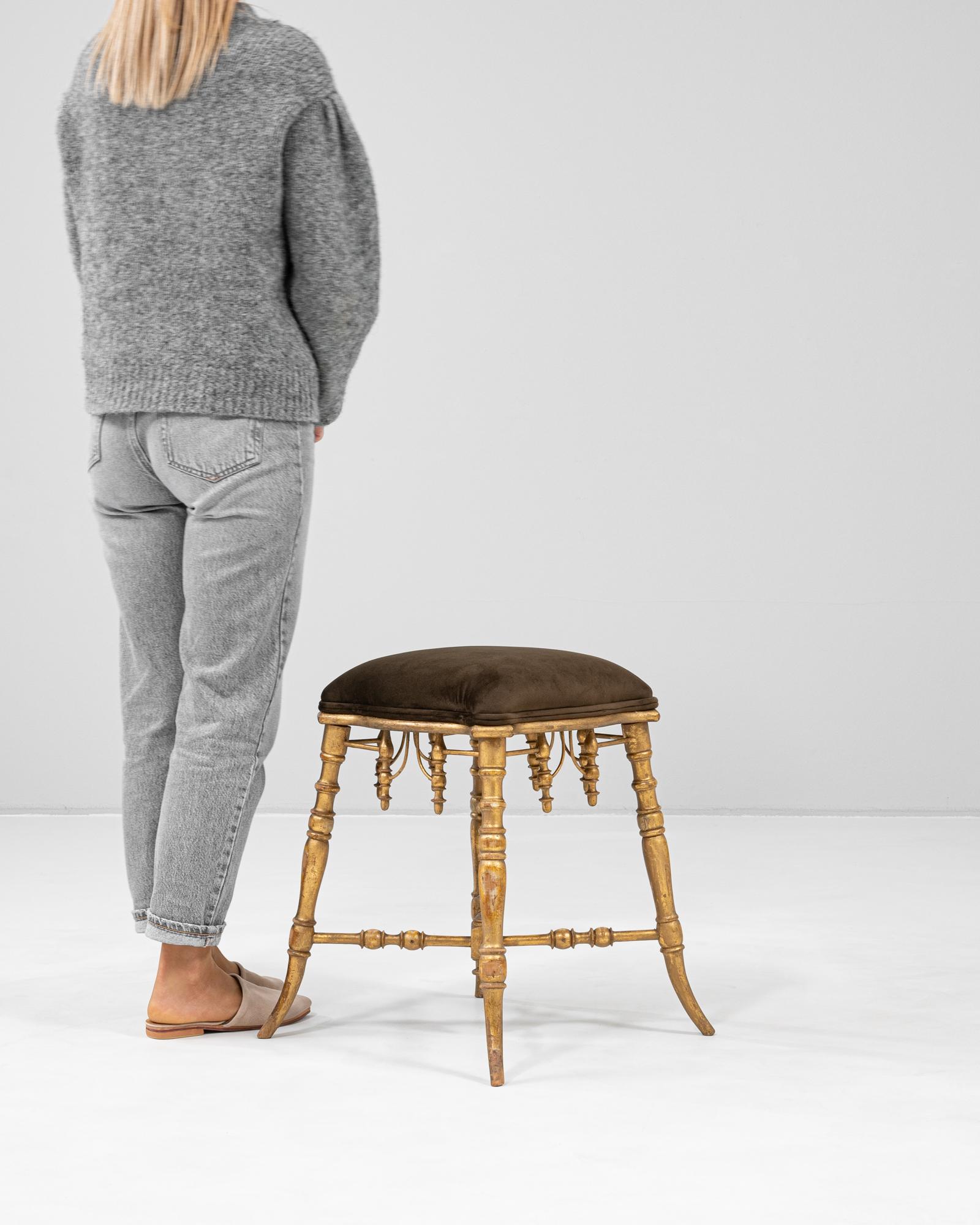 1880s French Stool In Good Condition For Sale In High Point, NC