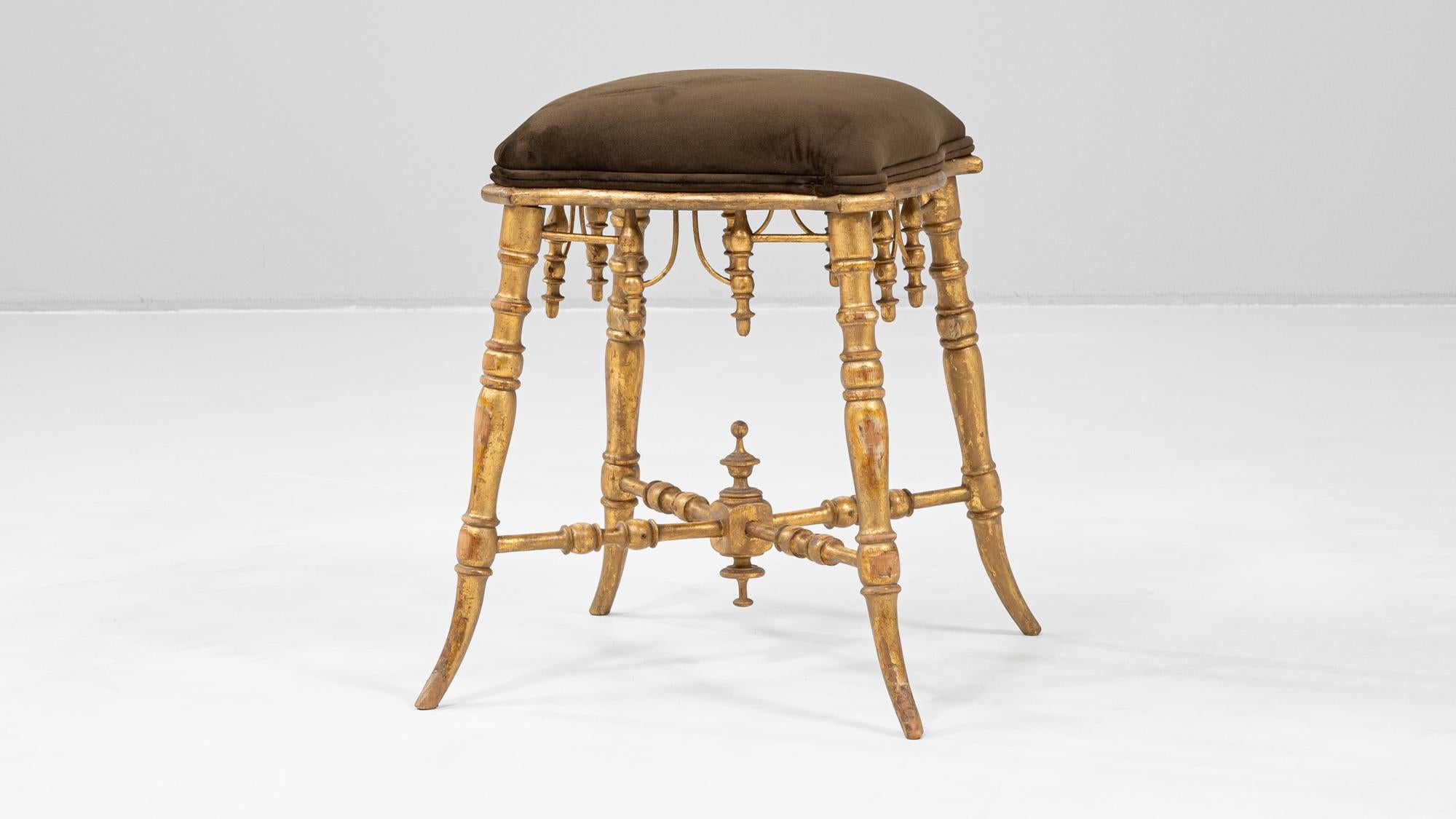 1880s French Stool For Sale 1