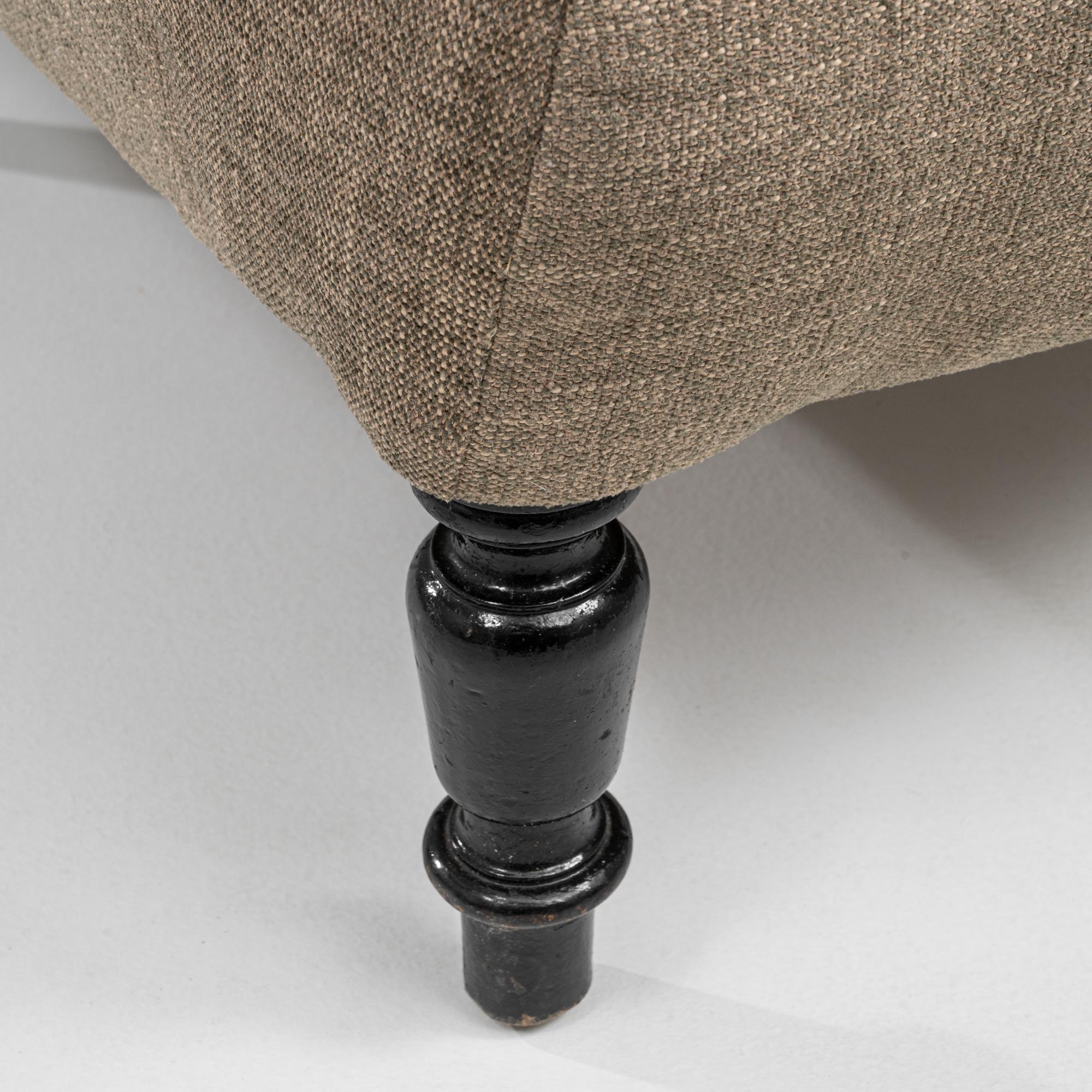 1880s French Upholstered Armchair 6