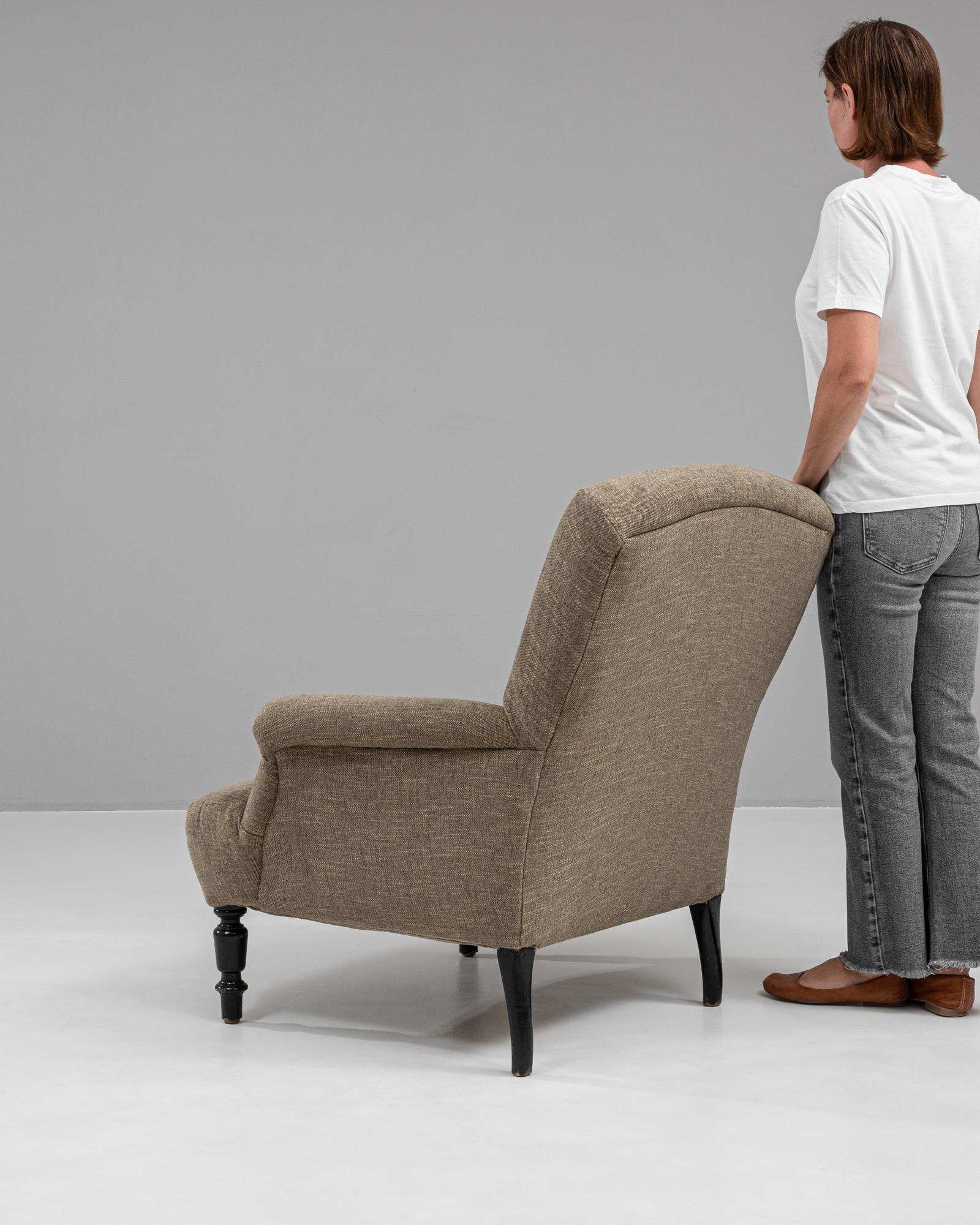 1880s French Upholstered Armchair 1