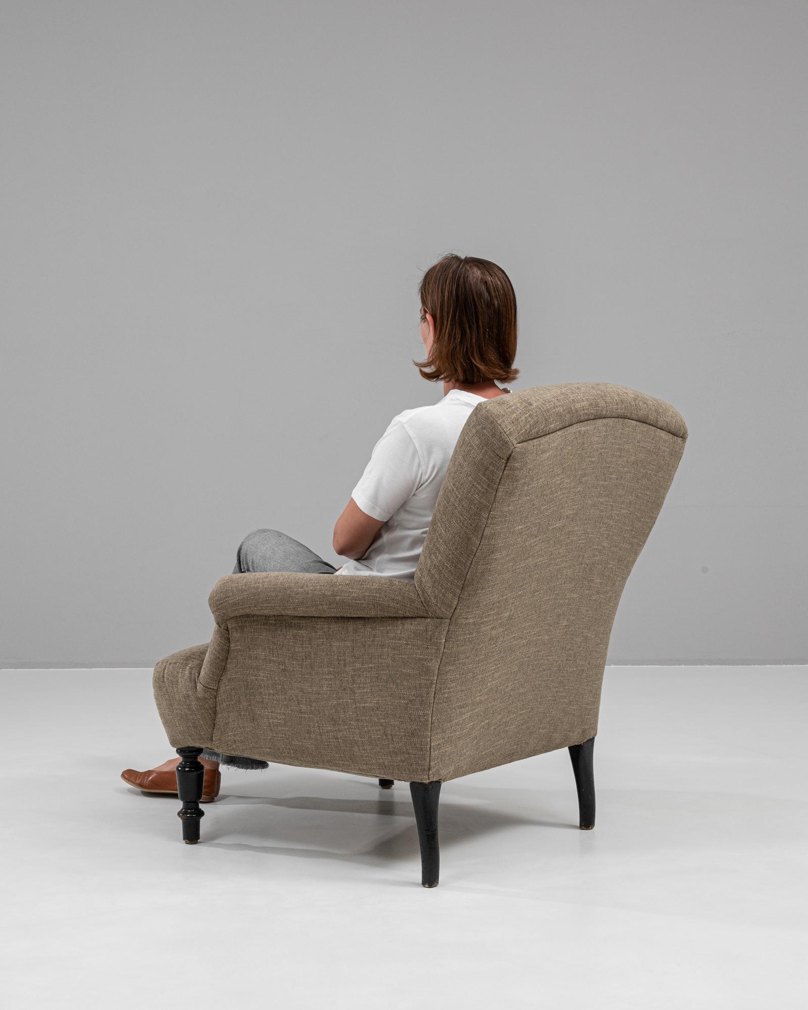 1880s French Upholstered Armchair 2