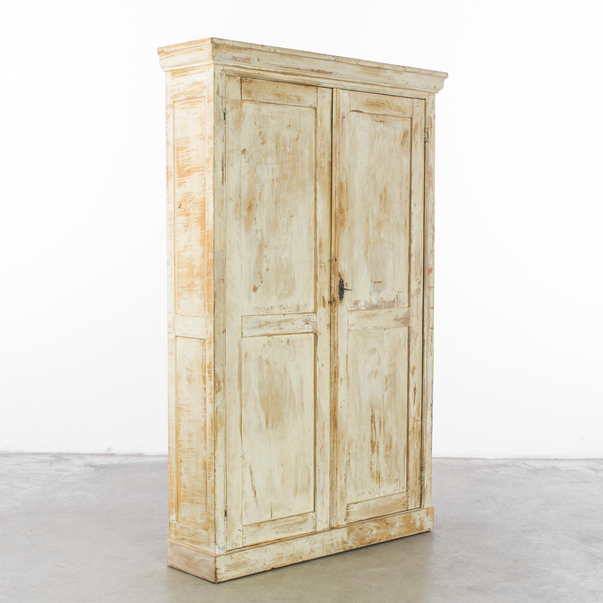19th Century 1880s French Wood Patinated Cabinet For Sale