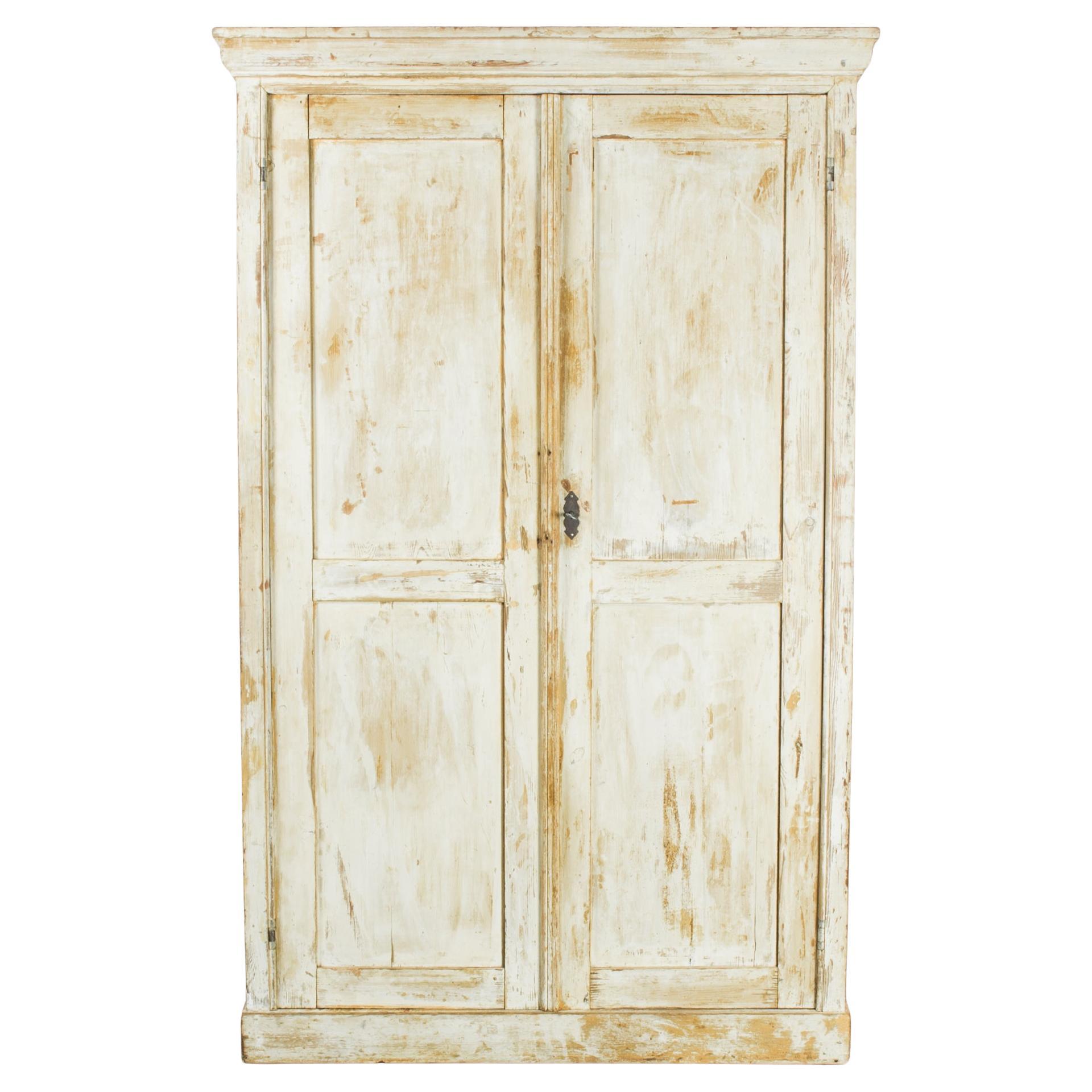 1880s French Wood Patinated Cabinet For Sale