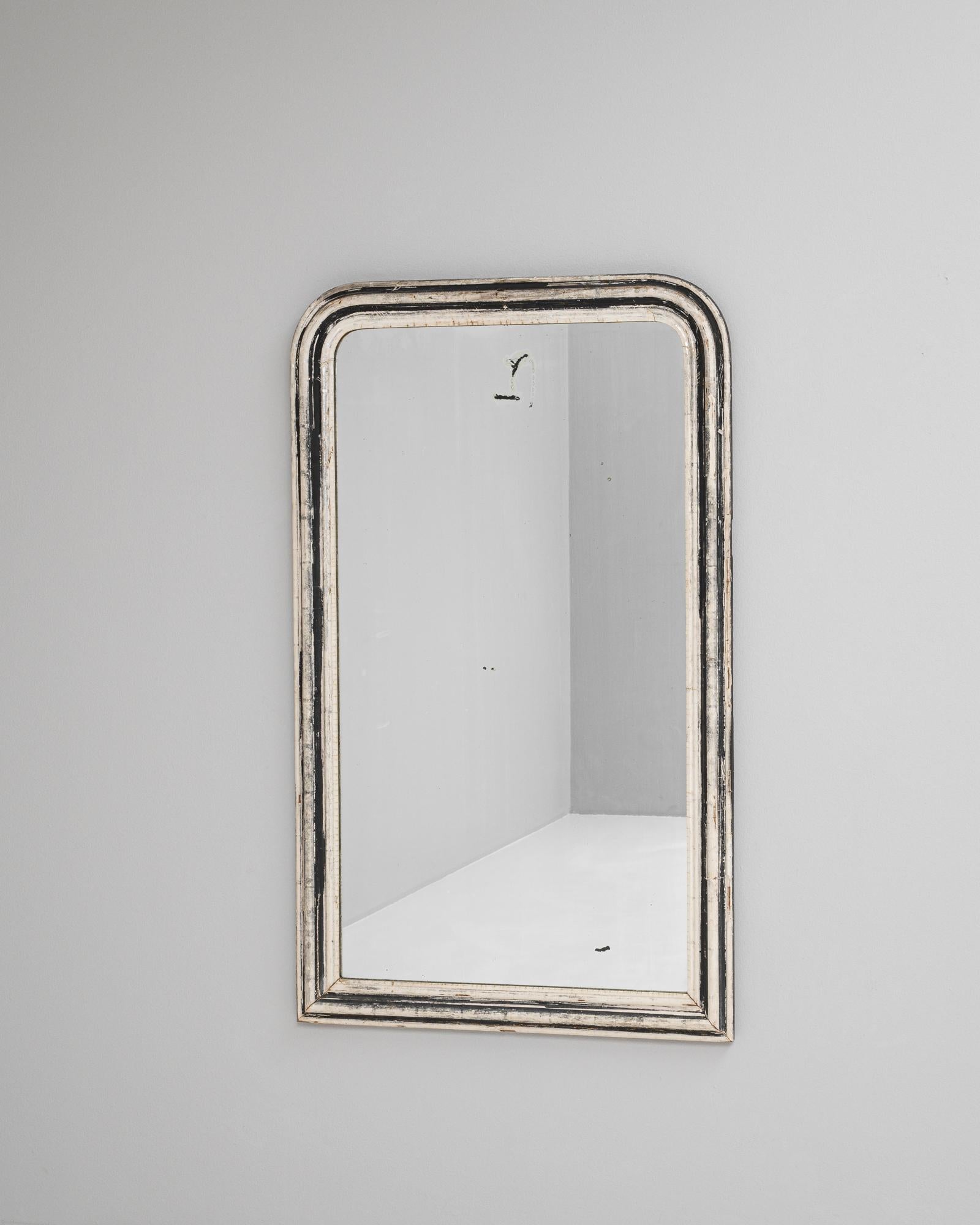 XIXe siècle Miroir en bois patiné français des années 1880 en vente