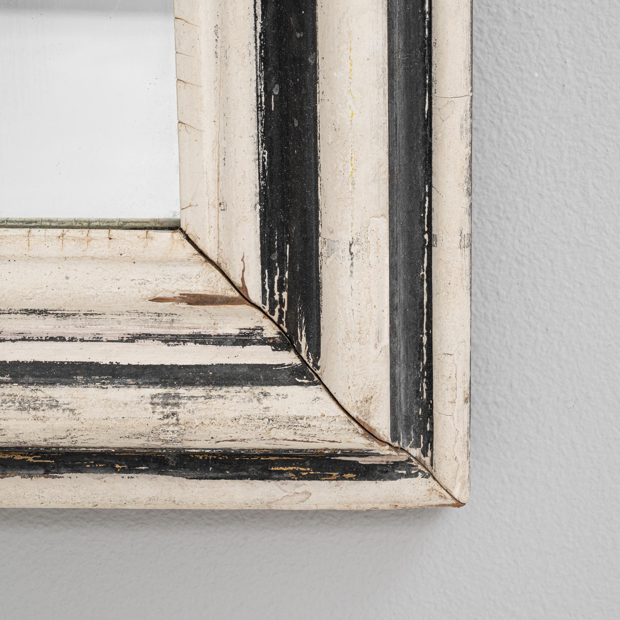 Miroir en bois patiné français des années 1880 en vente 2