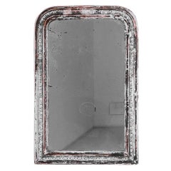 1880s French Wood Patinated Mirror