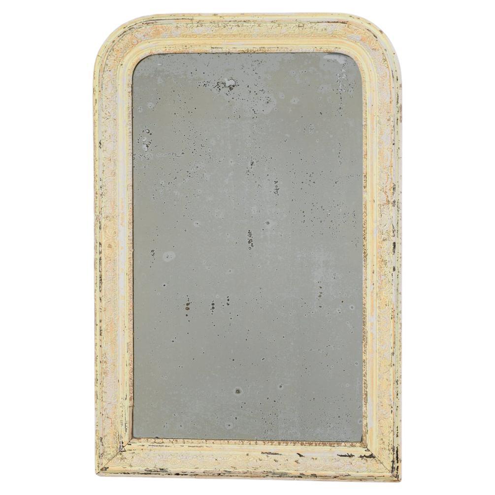 Specchio francese del 1880 in Wood Patinato