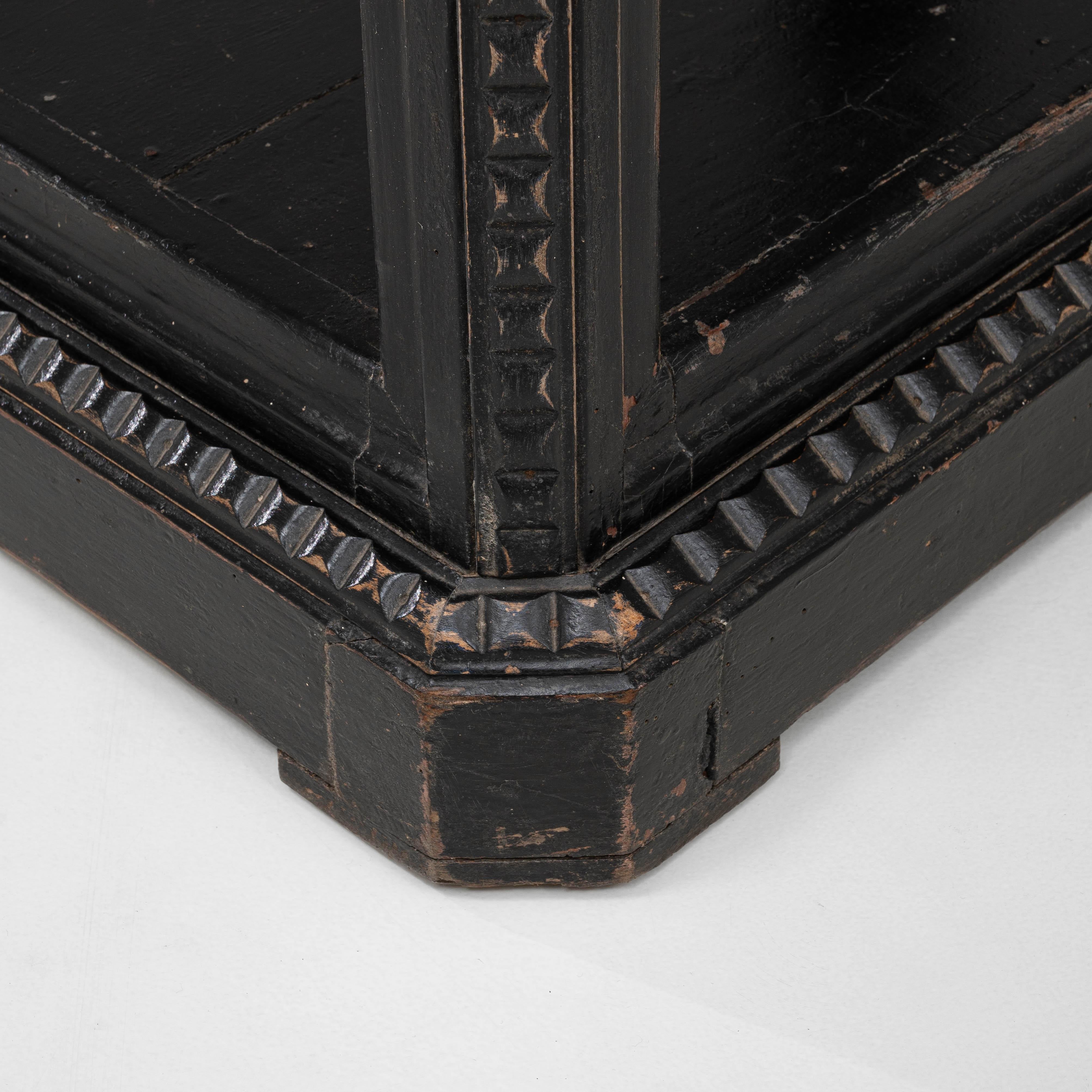 Libreria francese in legno del 1880 con patina originale in vendita 5