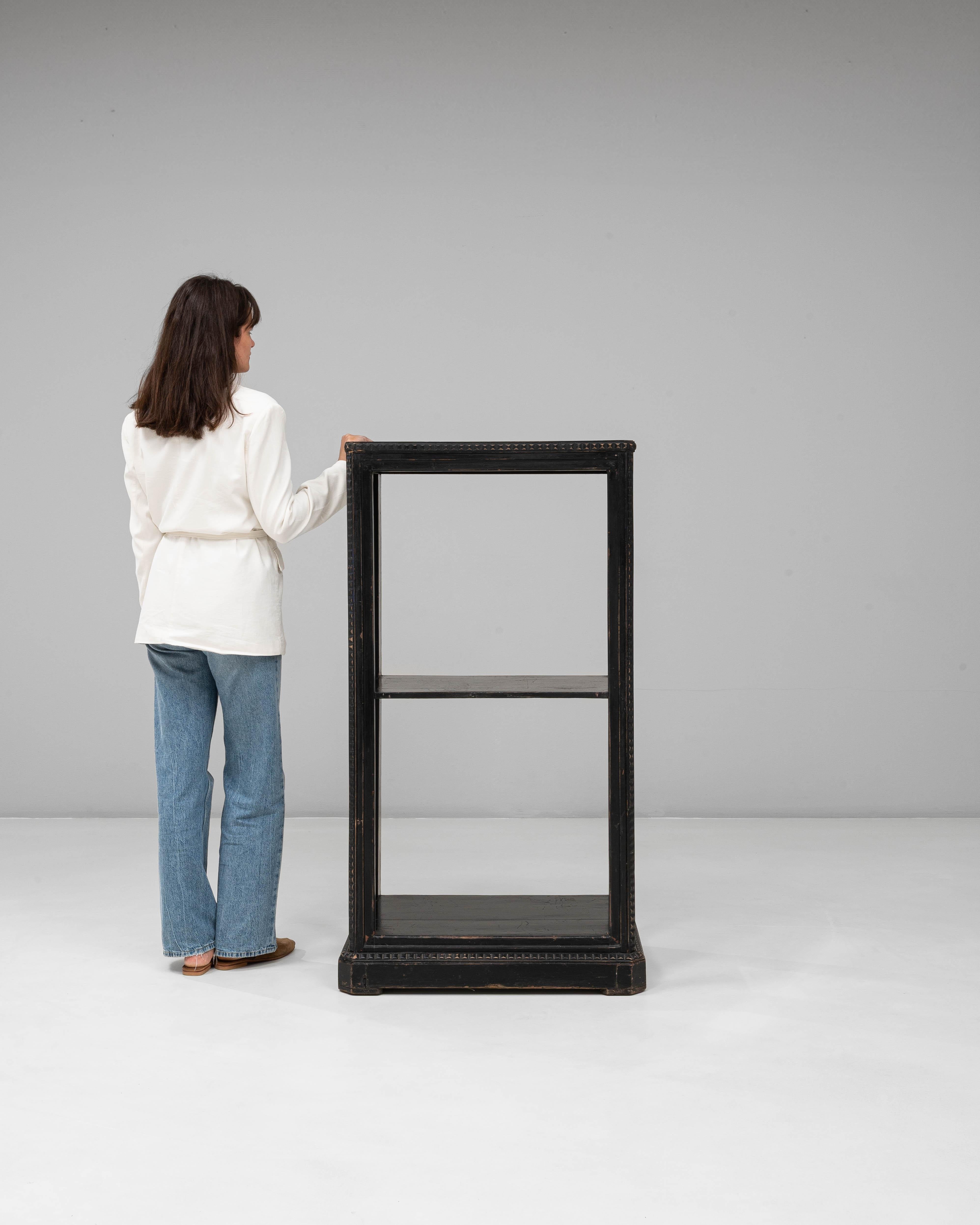 Francese Libreria francese in legno del 1880 con patina originale in vendita