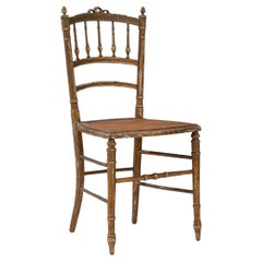 Used 1880s French Wooden Chair