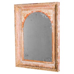 1880s French Wooden Mirror