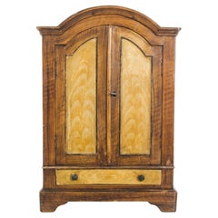Used 1880s French Wooden Small Cabinet