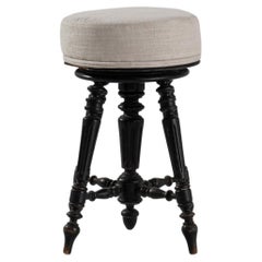 1880s French Wooden Stool