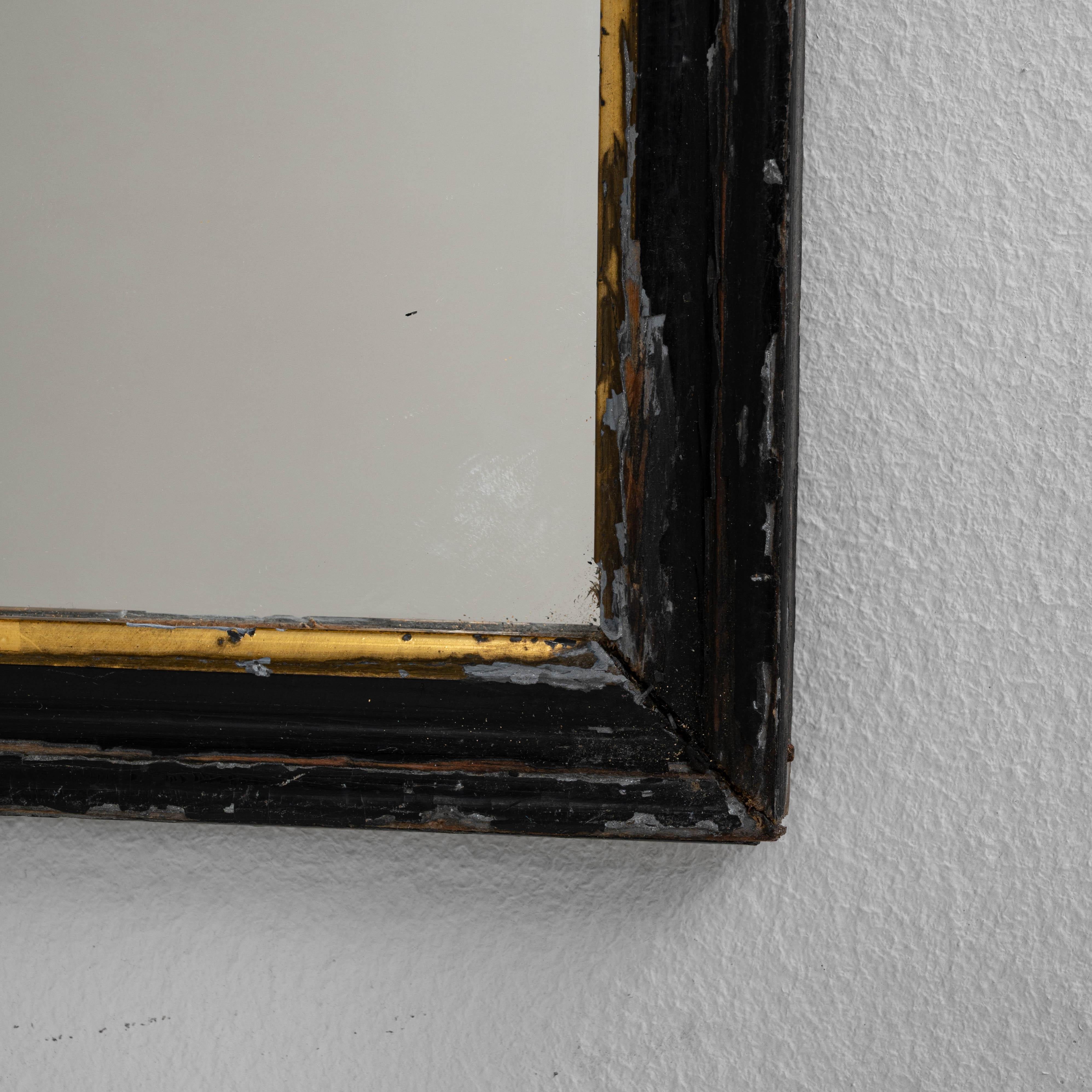 Specchio da parete in legno francese del 1880 in vendita 4