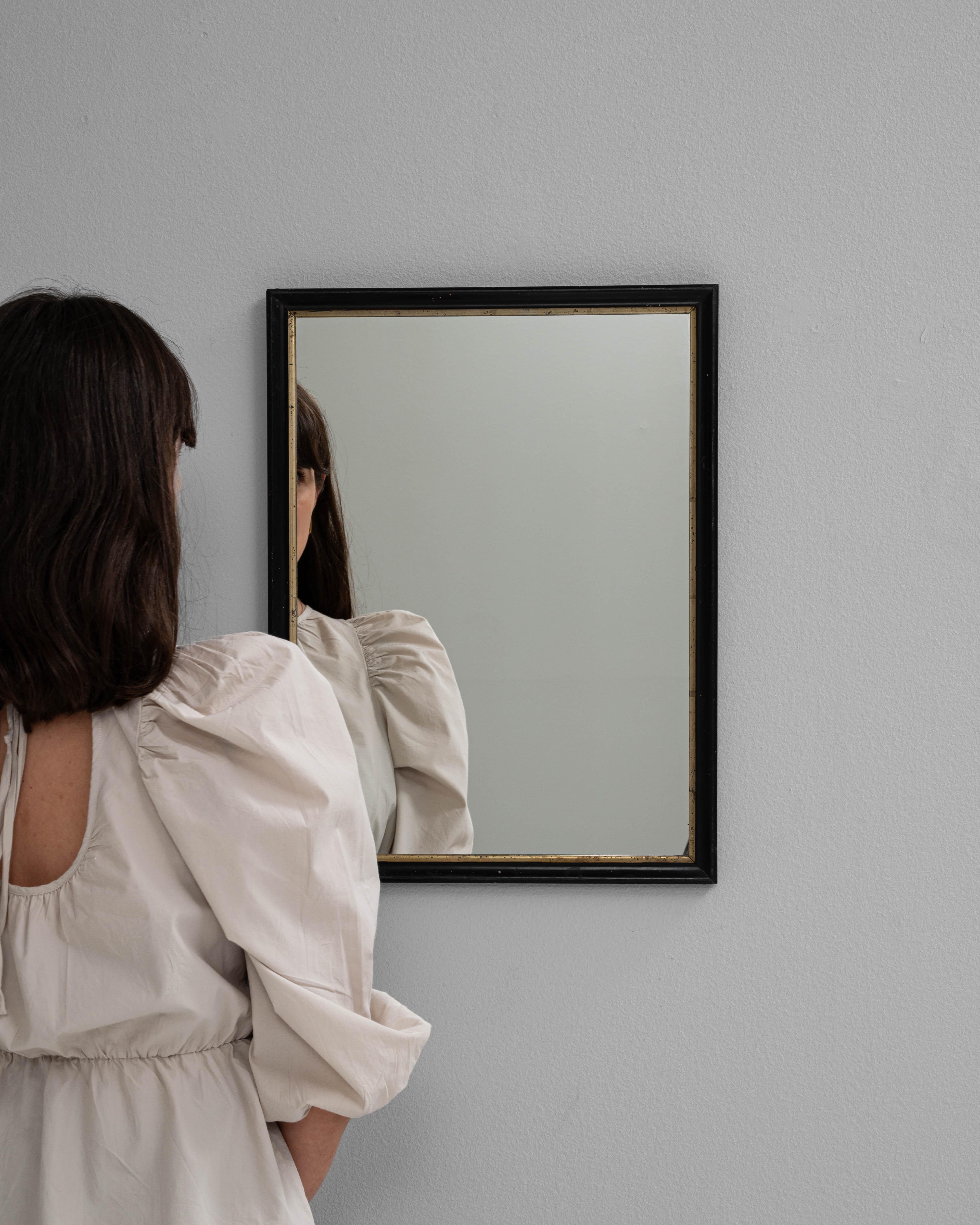 Francese Specchio da parete in legno francese del 1880 in vendita