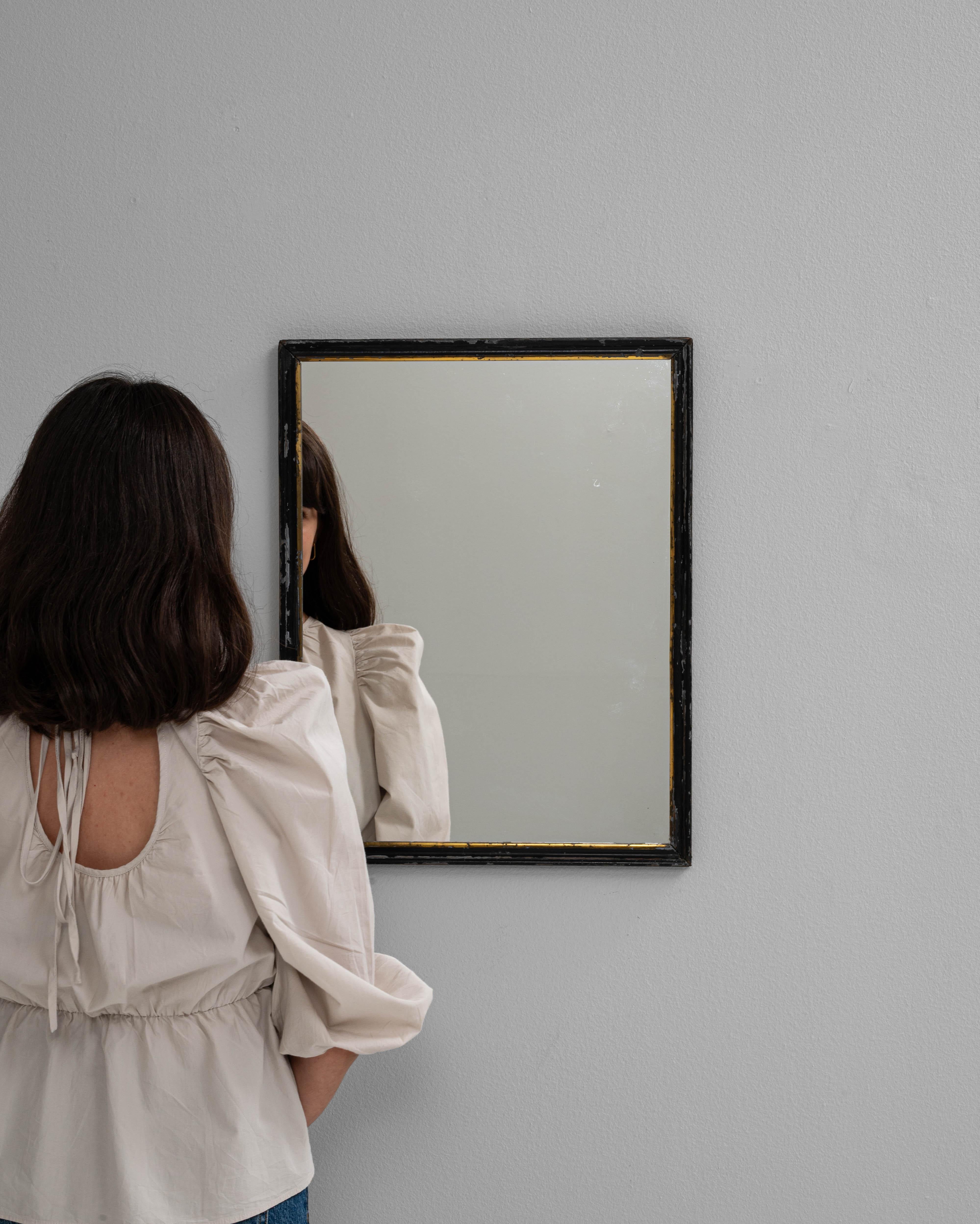 Francese Specchio da parete in legno francese del 1880 in vendita