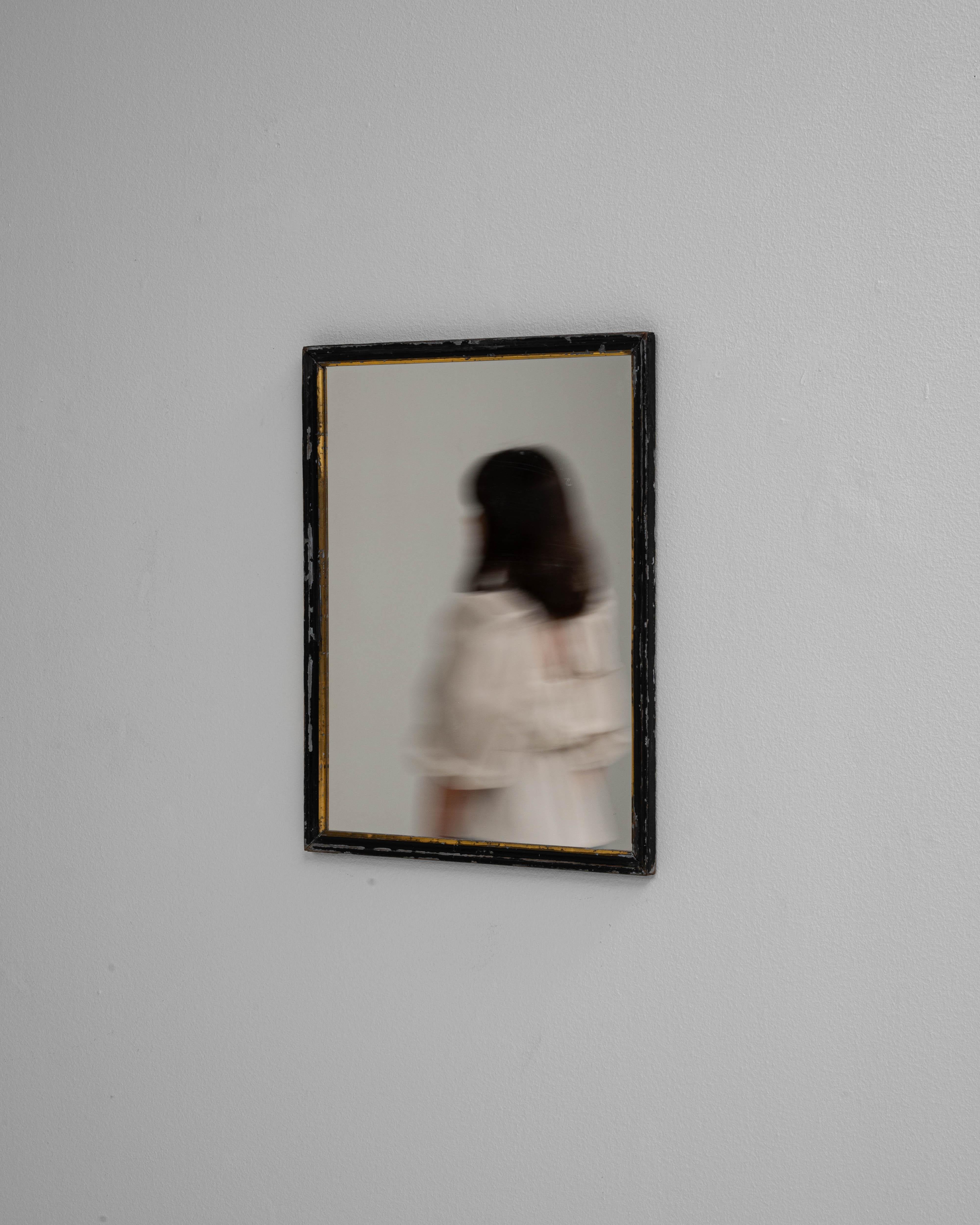 Legno Specchio da parete in legno francese del 1880 in vendita