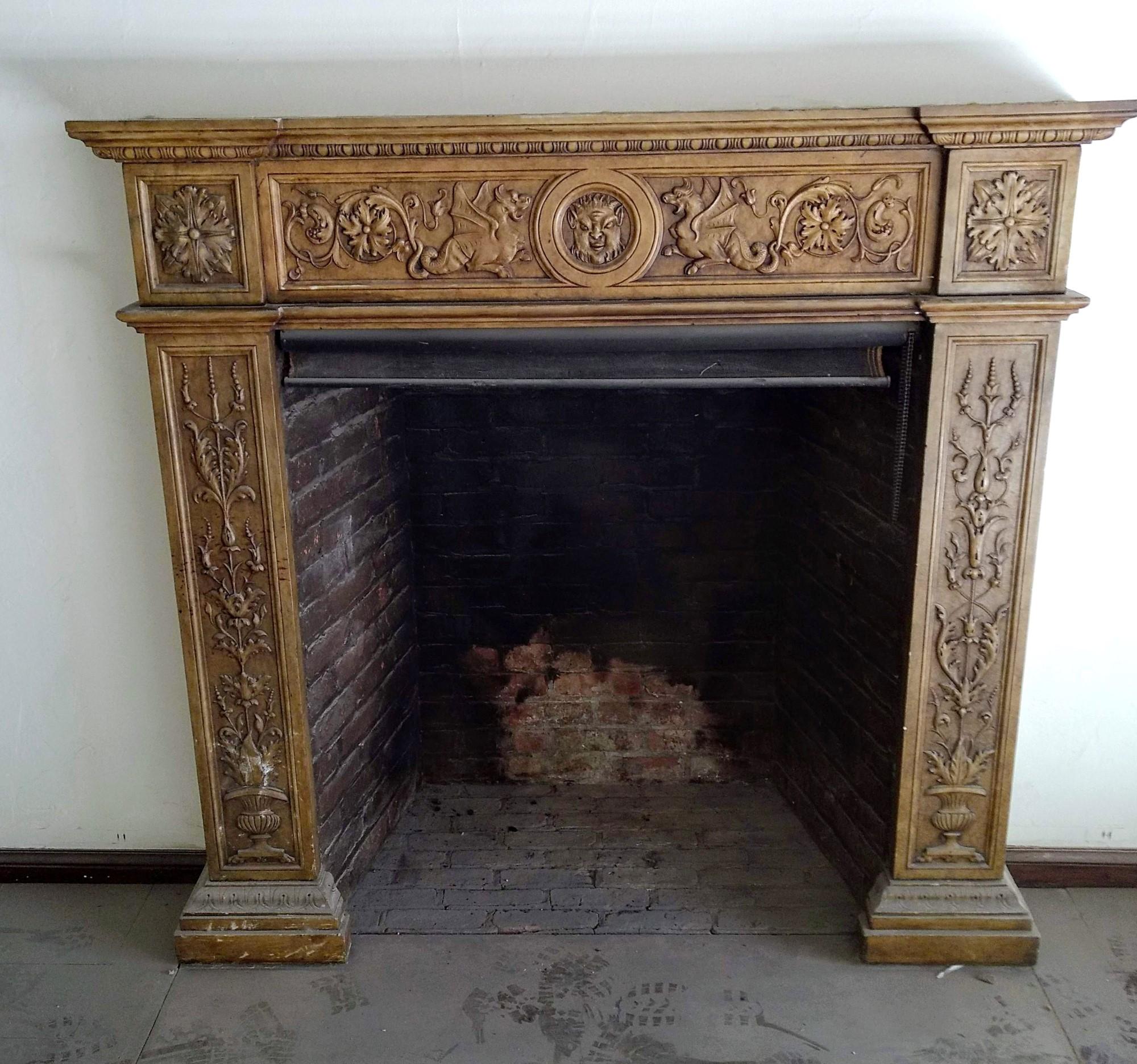 1880s fireplace