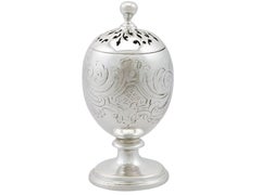 1880s Indian Silver Salt and Pepper