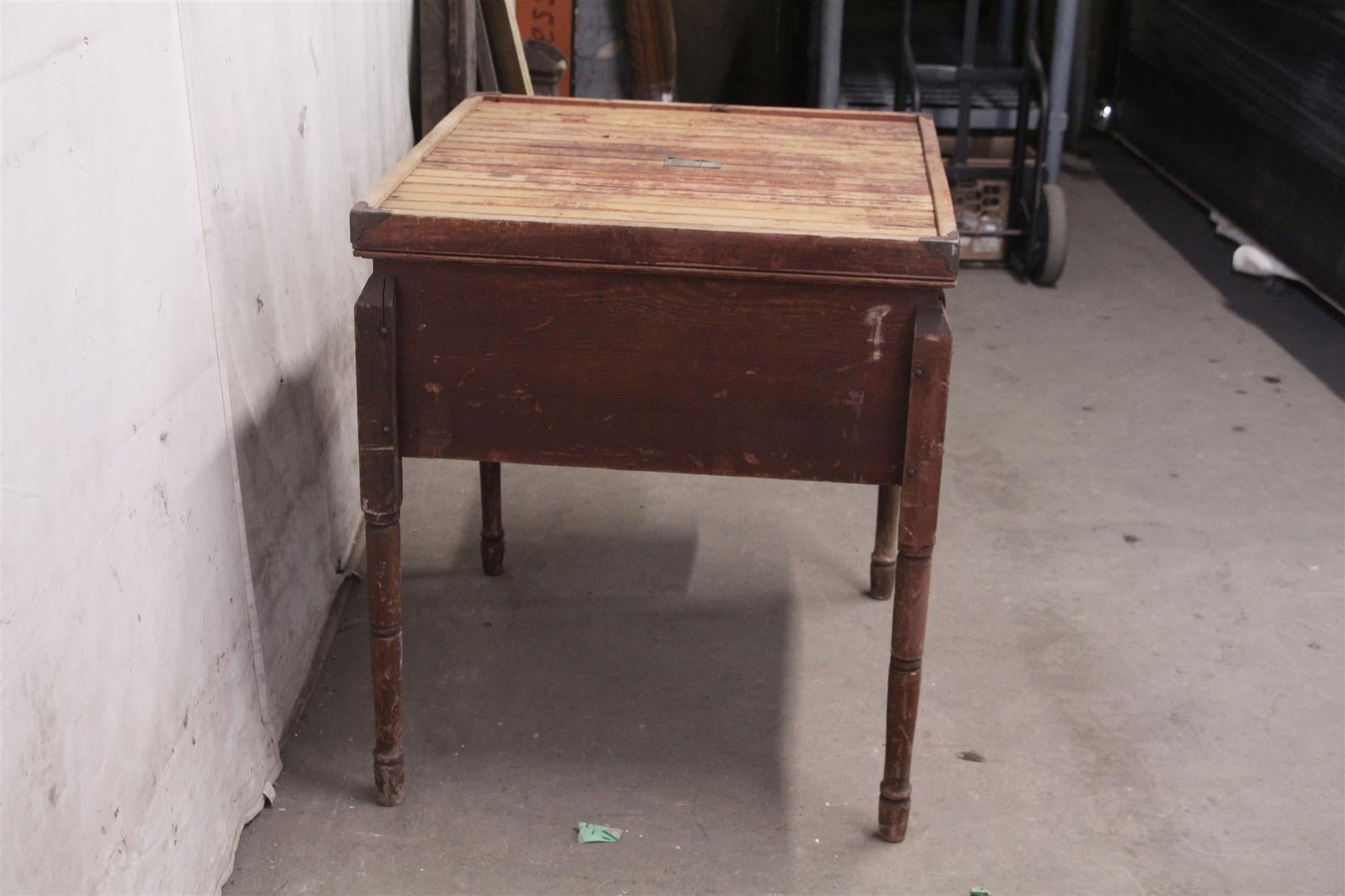 Metal 1880s Industrial Hibbard, Spencer, Bartlett & Co. Chicken Egg Incubator Table