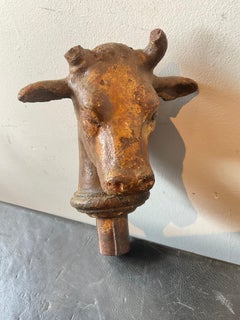 1880s Iron Cow Hitching Post