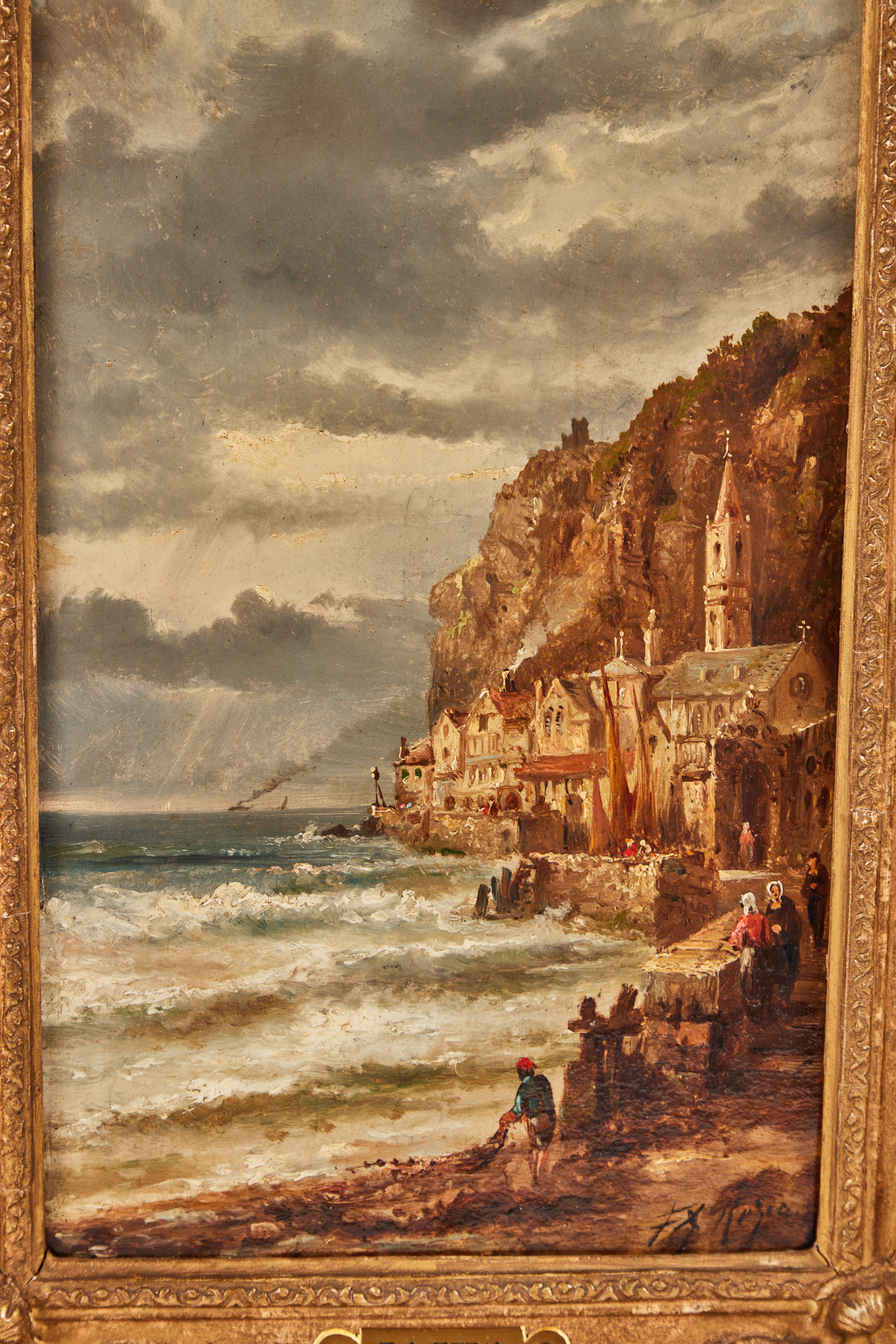 1880's, Italian Oil Paintings 3