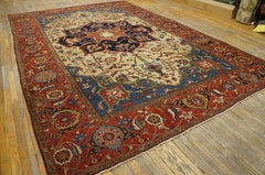 XIX secolo N.W. Tappeto persiano Serapi ( 9'6" x 14'6" - 290 x 442 )
