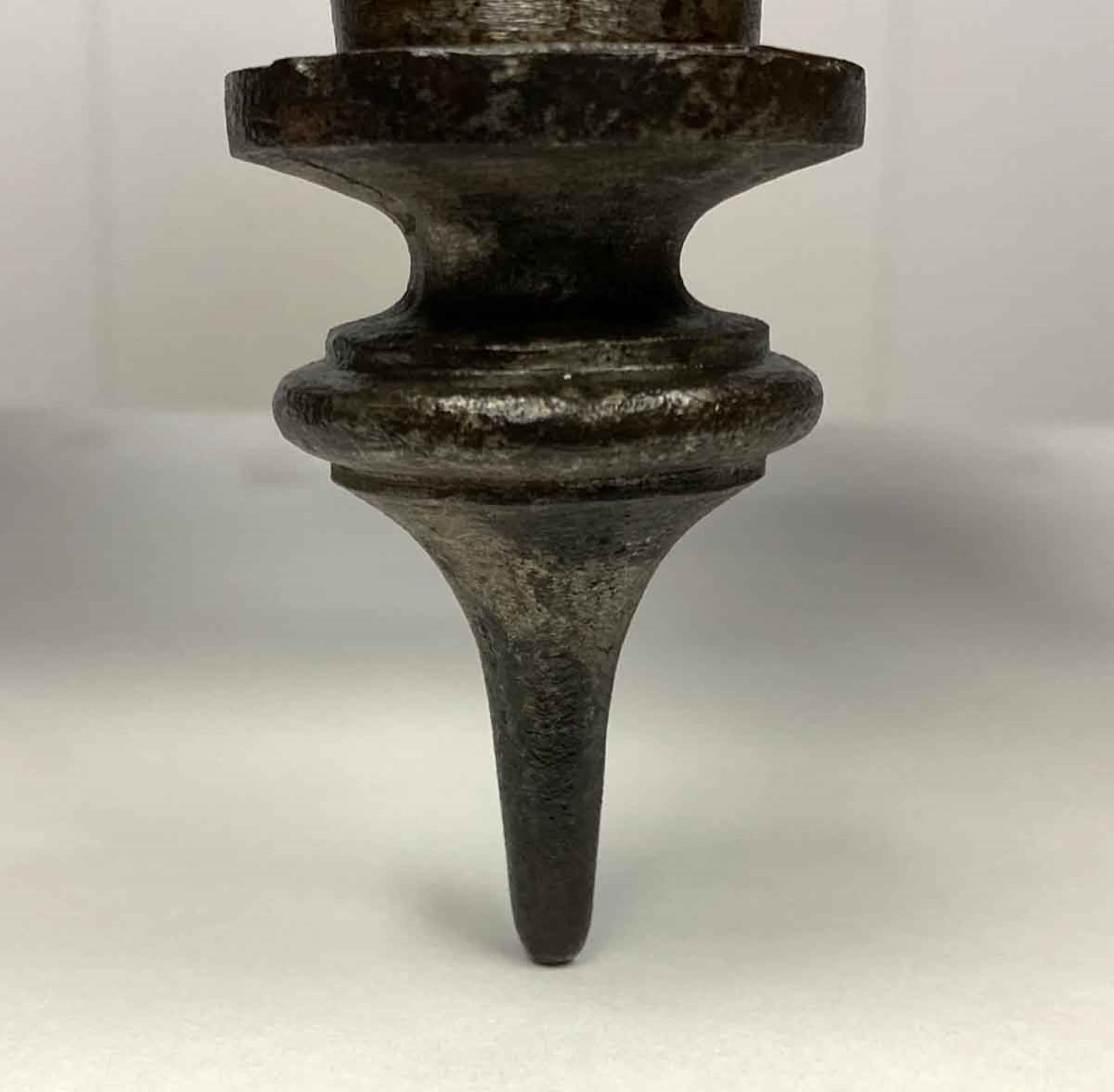 Gothic Cast Iron Castle Sconce 5 Torch Lights Quantity Available In Good Condition In New York, NY