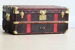 1880s Louis Vuitton Cabin Trunk Finished in Damier Canvas