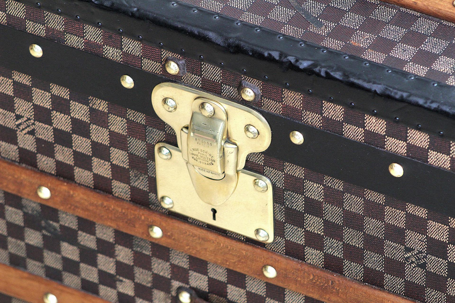 Louis Vuitton Courier-Koffer aus Damier-Leinwand von 1880 im Angebot 14