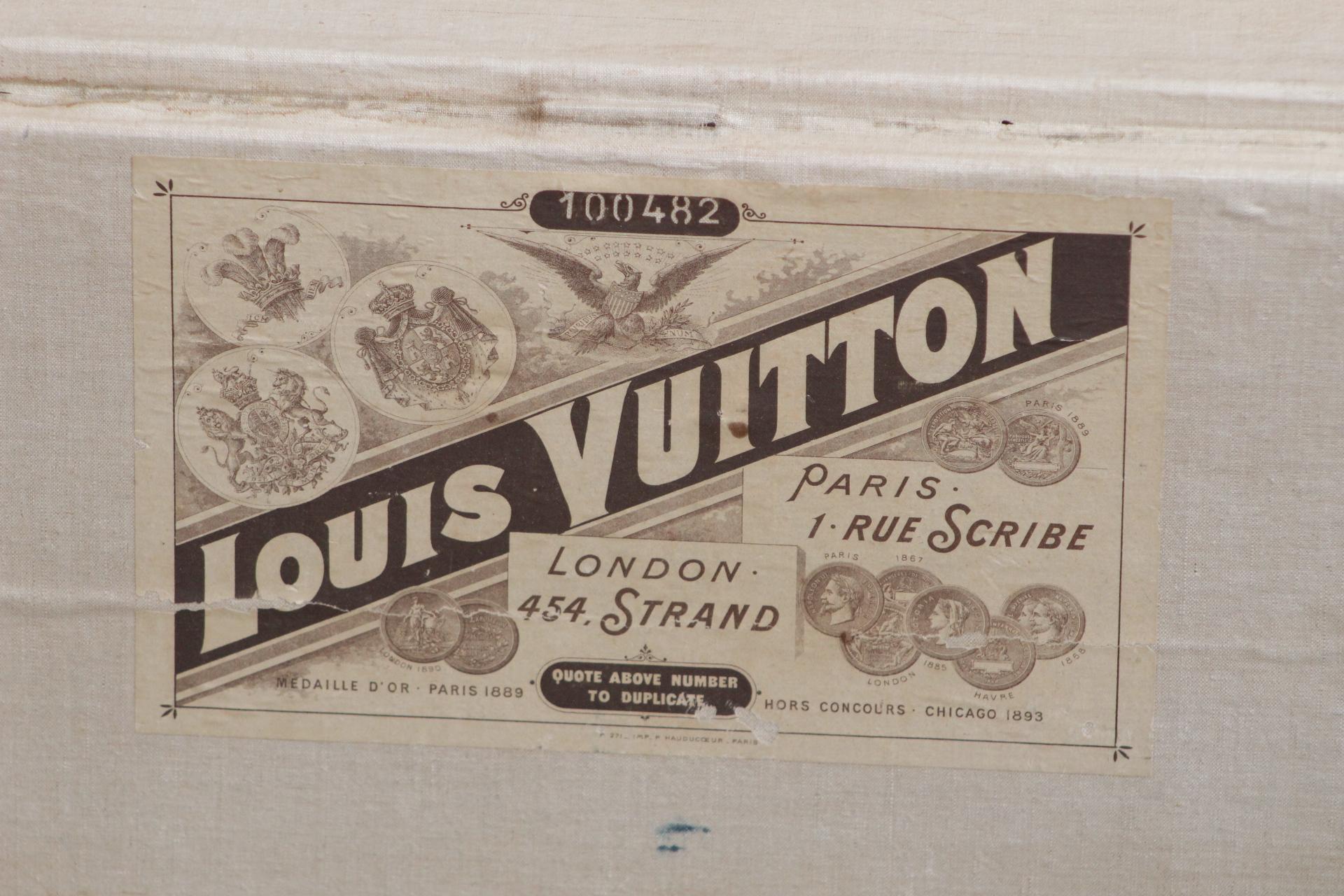 Louis Vuitton Damier Canvas Courier Koffer aus den 1880er Jahren  im Angebot 13