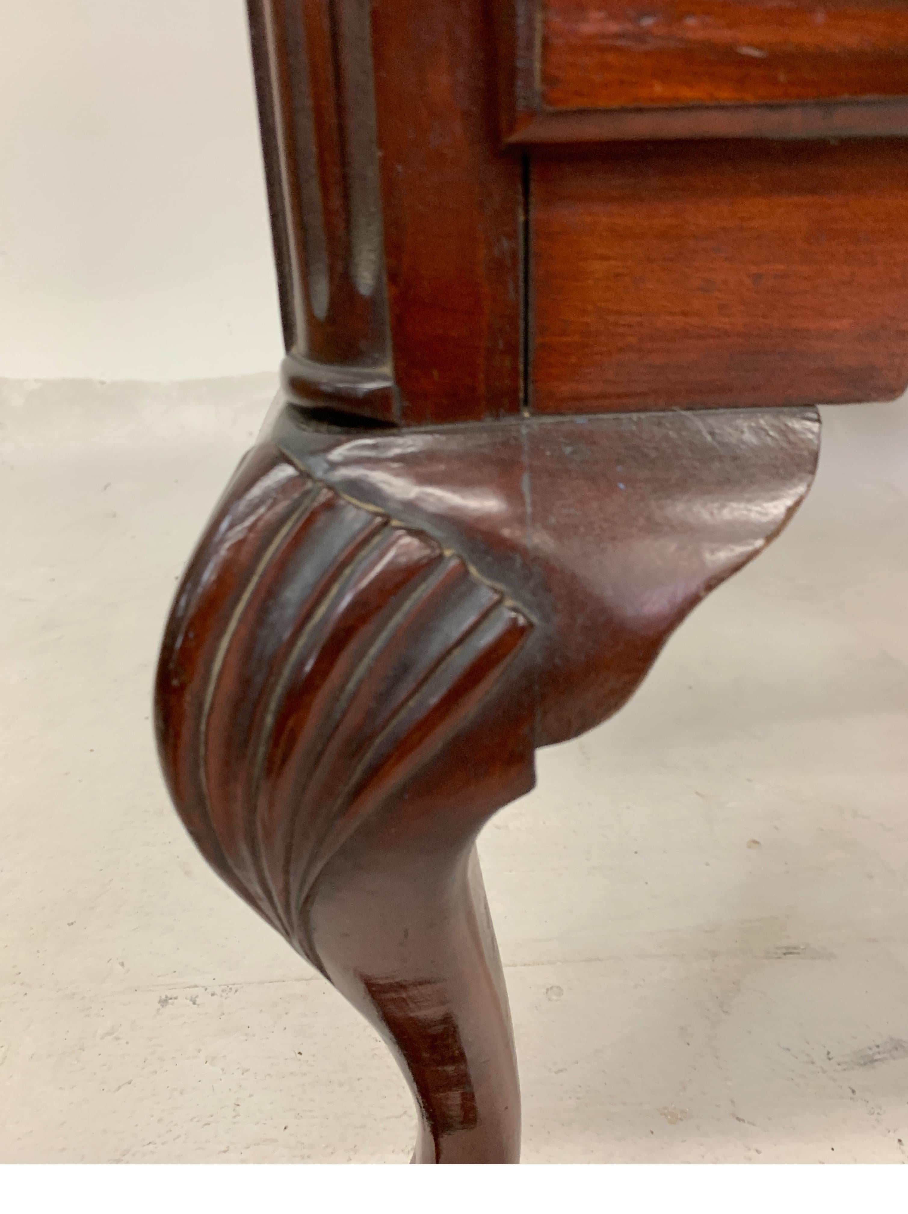 1880s Mahogany Chippendale Style Highboy with Flame Finials 8