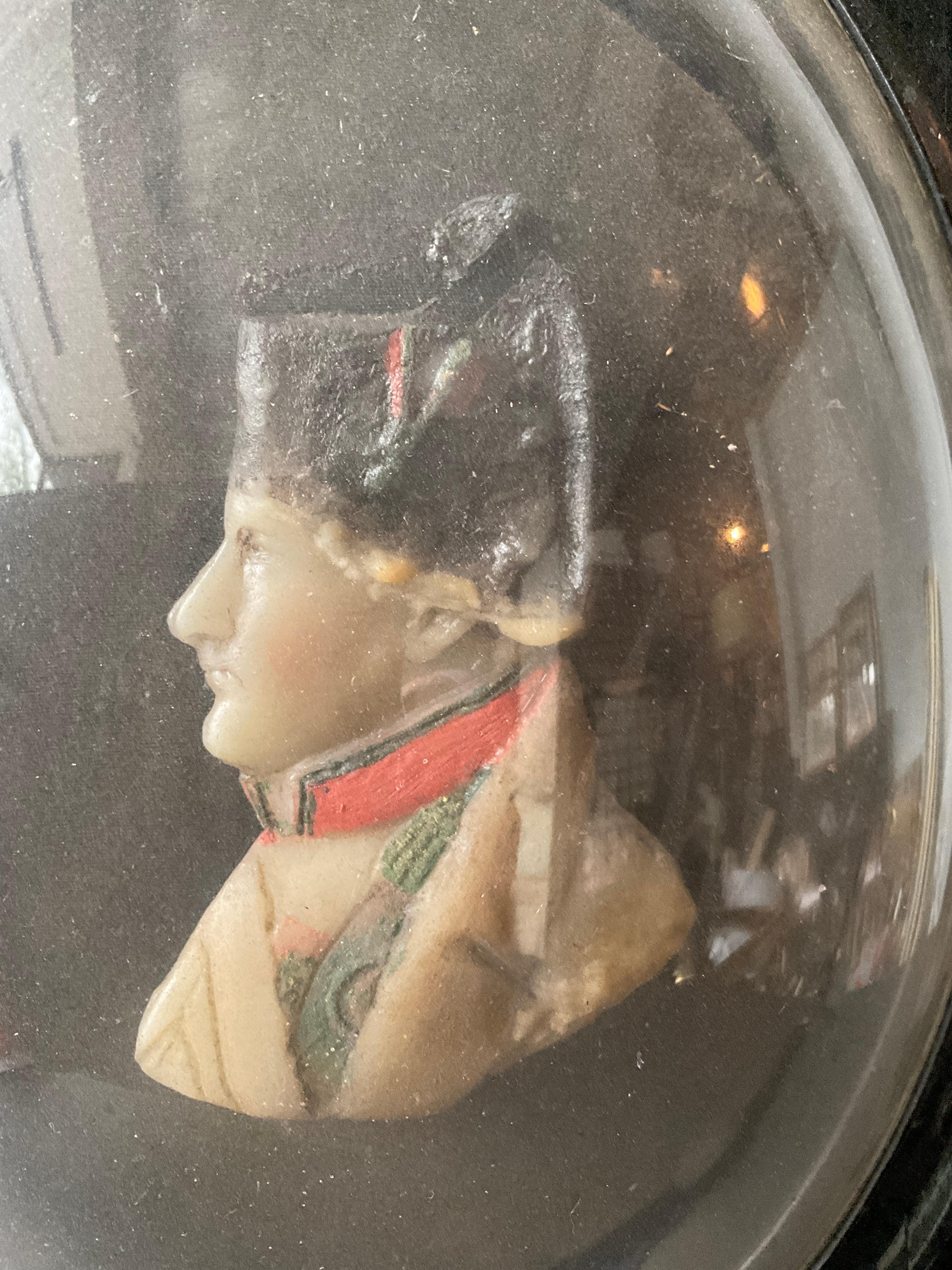 Rilievo in cera di Napoleone del 1880 In condizioni buone in vendita a Tarrytown, NY