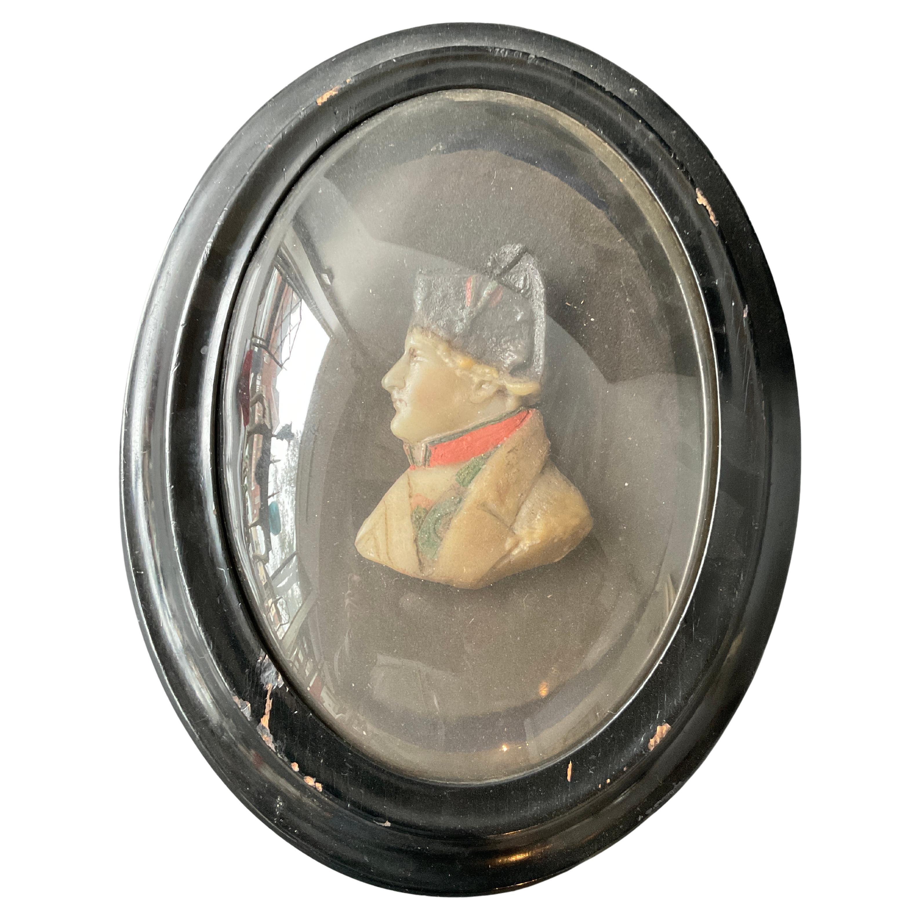 Rilievo in cera di Napoleone del 1880 in vendita