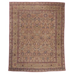 Tapis persan Kermanshah surdimensionné des années 1880