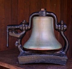 1880s Pennsylvania Railroad Company Flyer Steam Train Locomotive Bronze Bell PRR