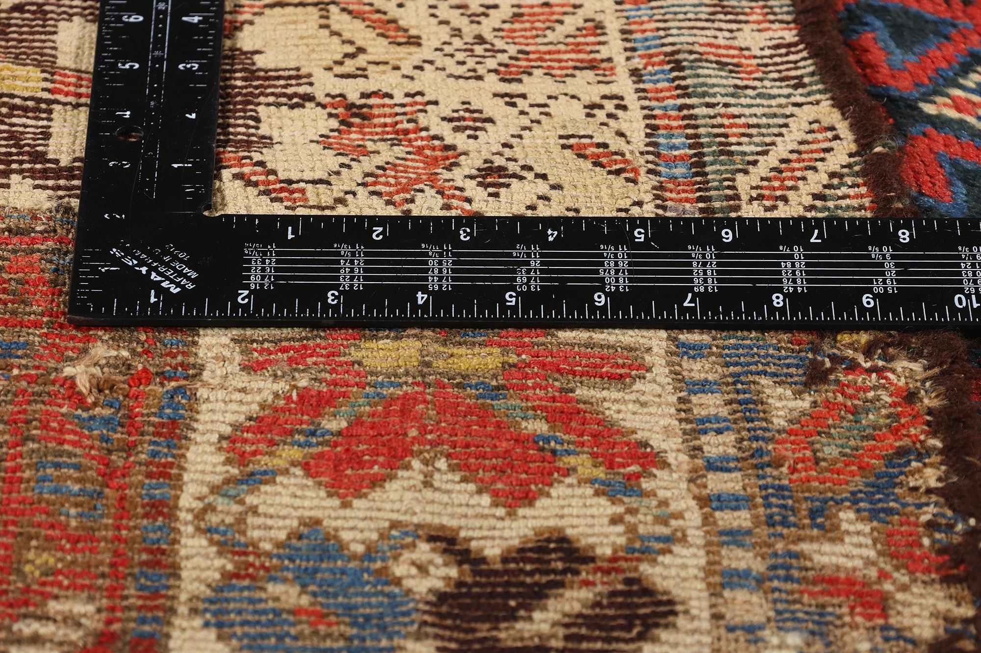 Runner persiano del nord-ovest del 1880 con stile tribale in vendita 2