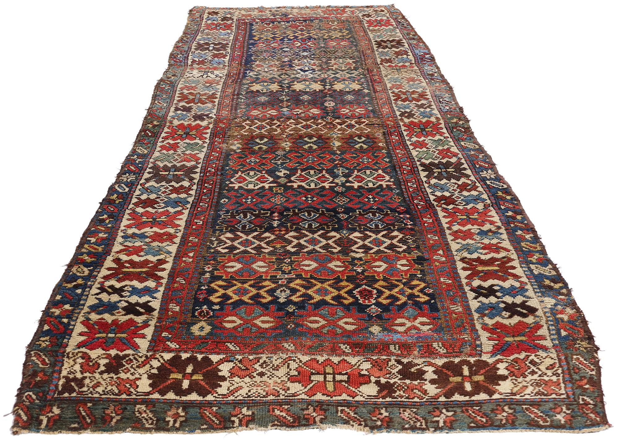 Persiano Runner persiano del nord-ovest del 1880 con stile tribale in vendita