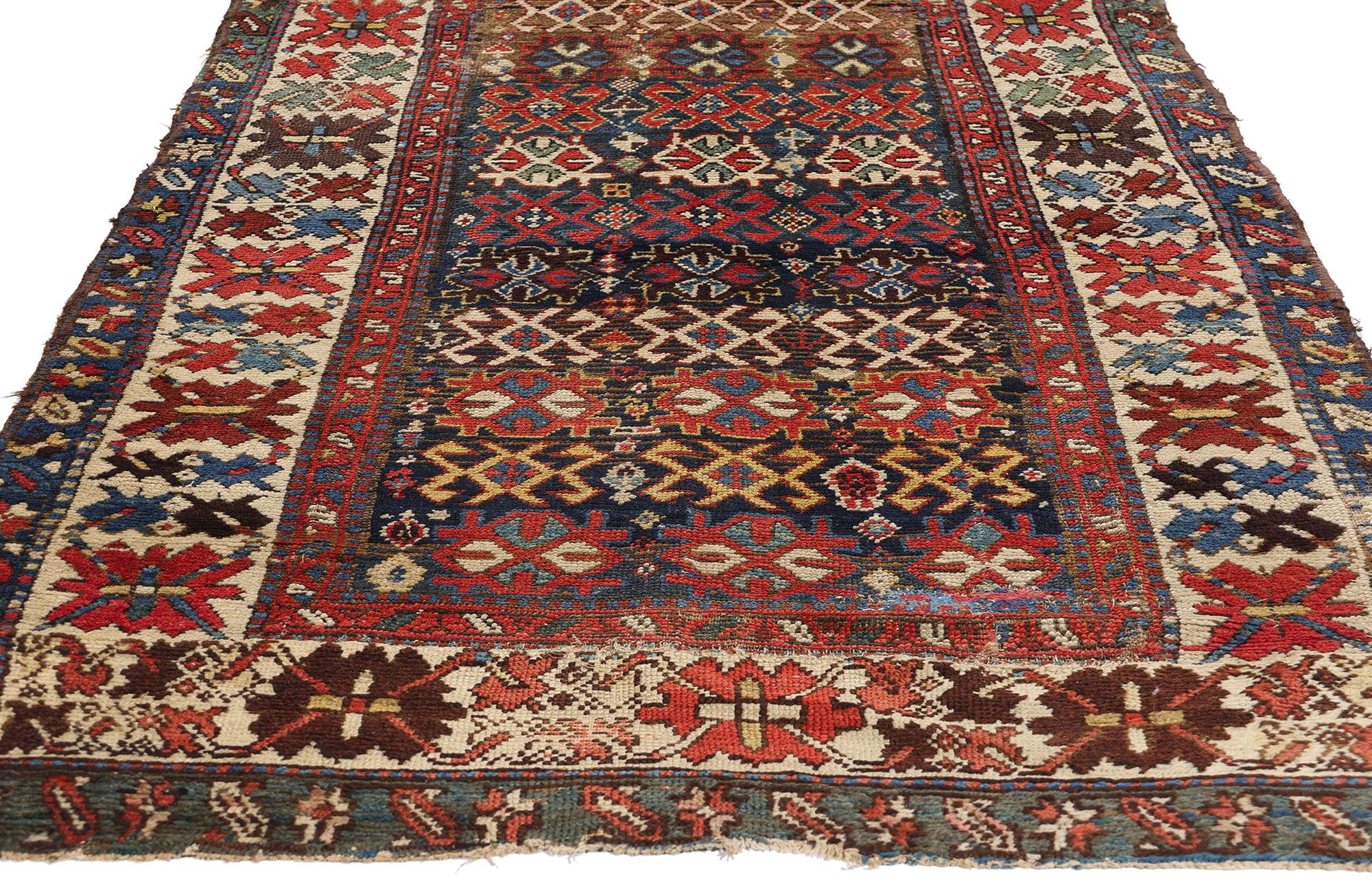Runner persiano del nord-ovest del 1880 con stile tribale In condizioni buone in vendita a Dallas, TX