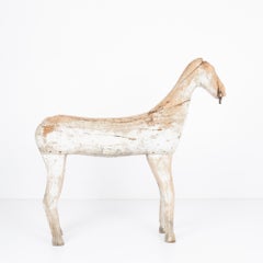 1880s Scandinavian Wooden Horse