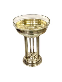 19th Century French Silver-Plated Crystal Centerpiece, Neoclassical