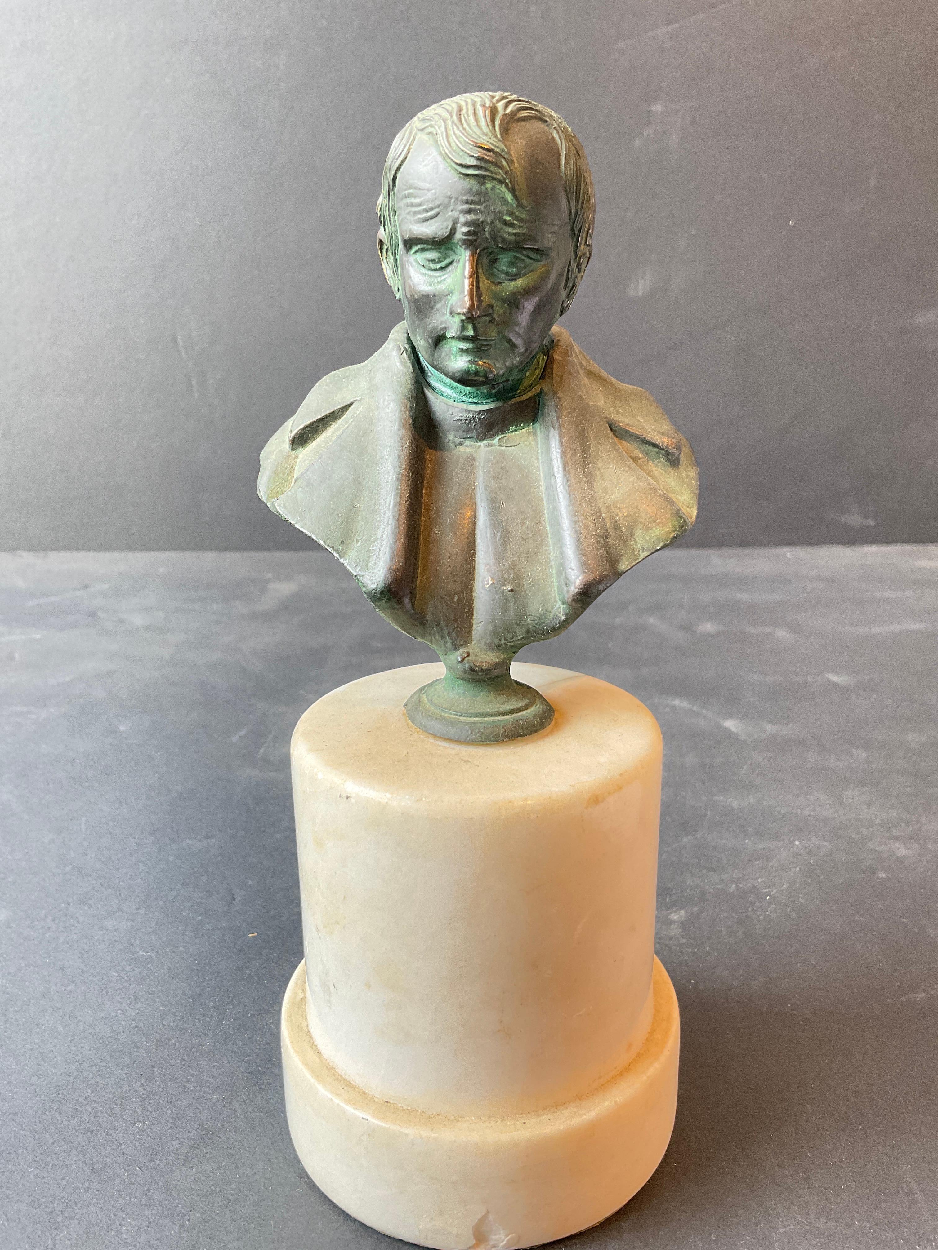 Piccolo busto di bronzo francese di Napoleone del 1880 in vendita 2