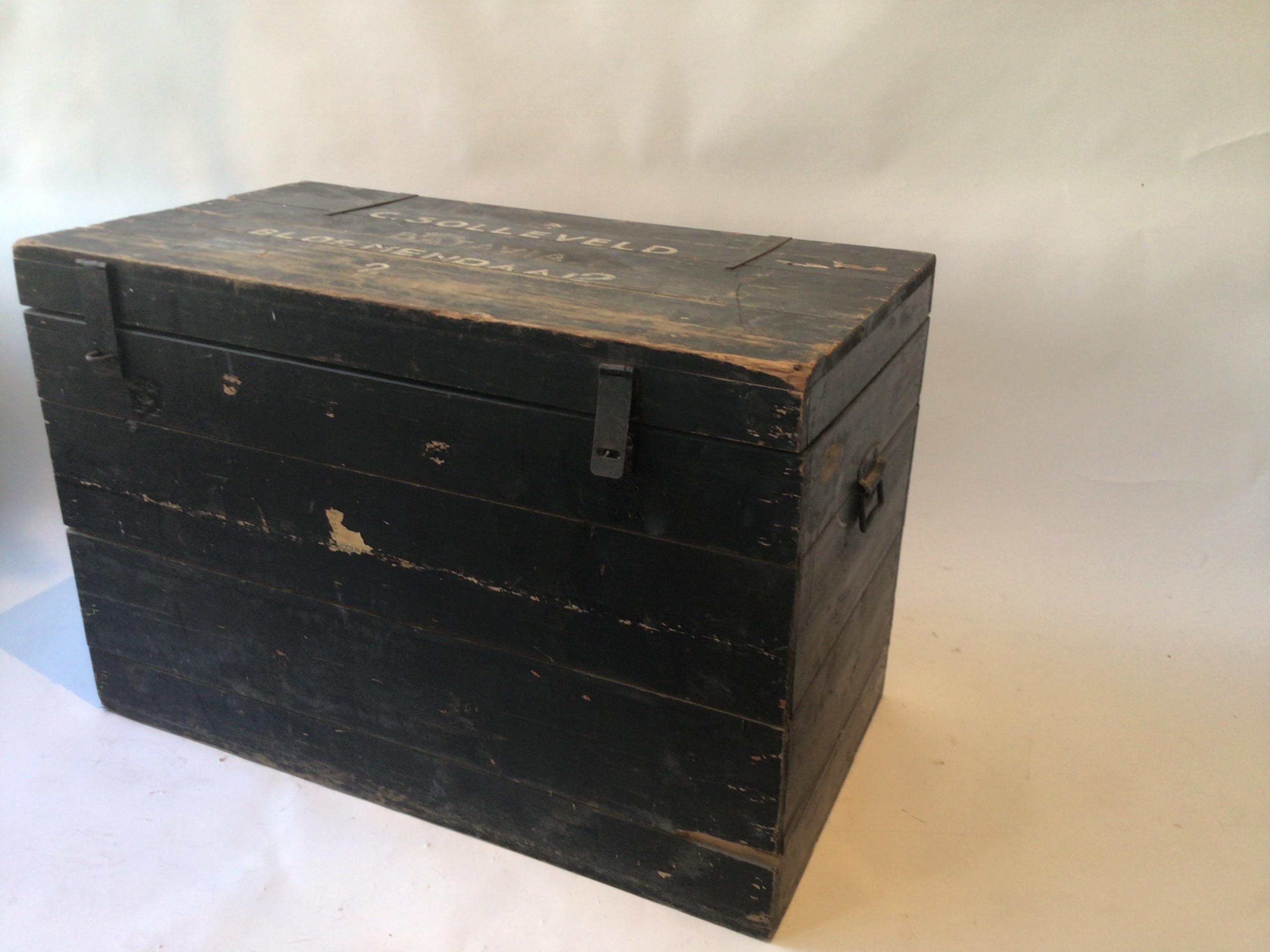 Late 19th Century 1880s Steamer Trunk