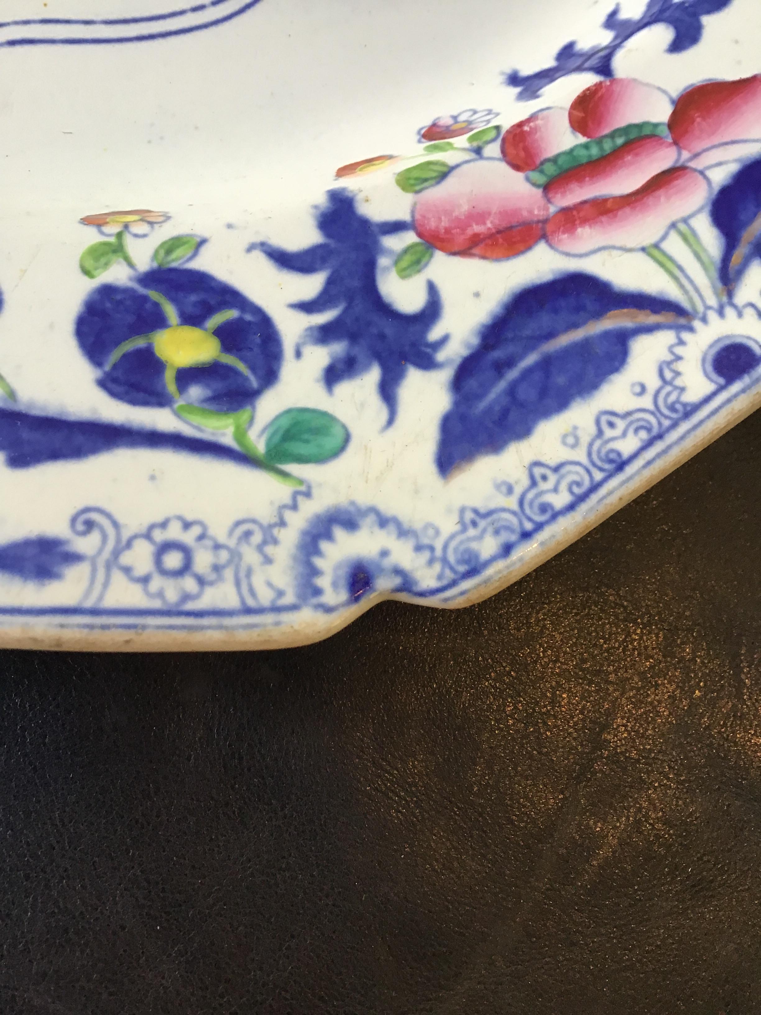 1880s Stone China Platter For Sale 5