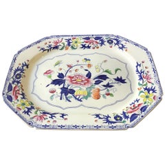 1880s Stone China Platter