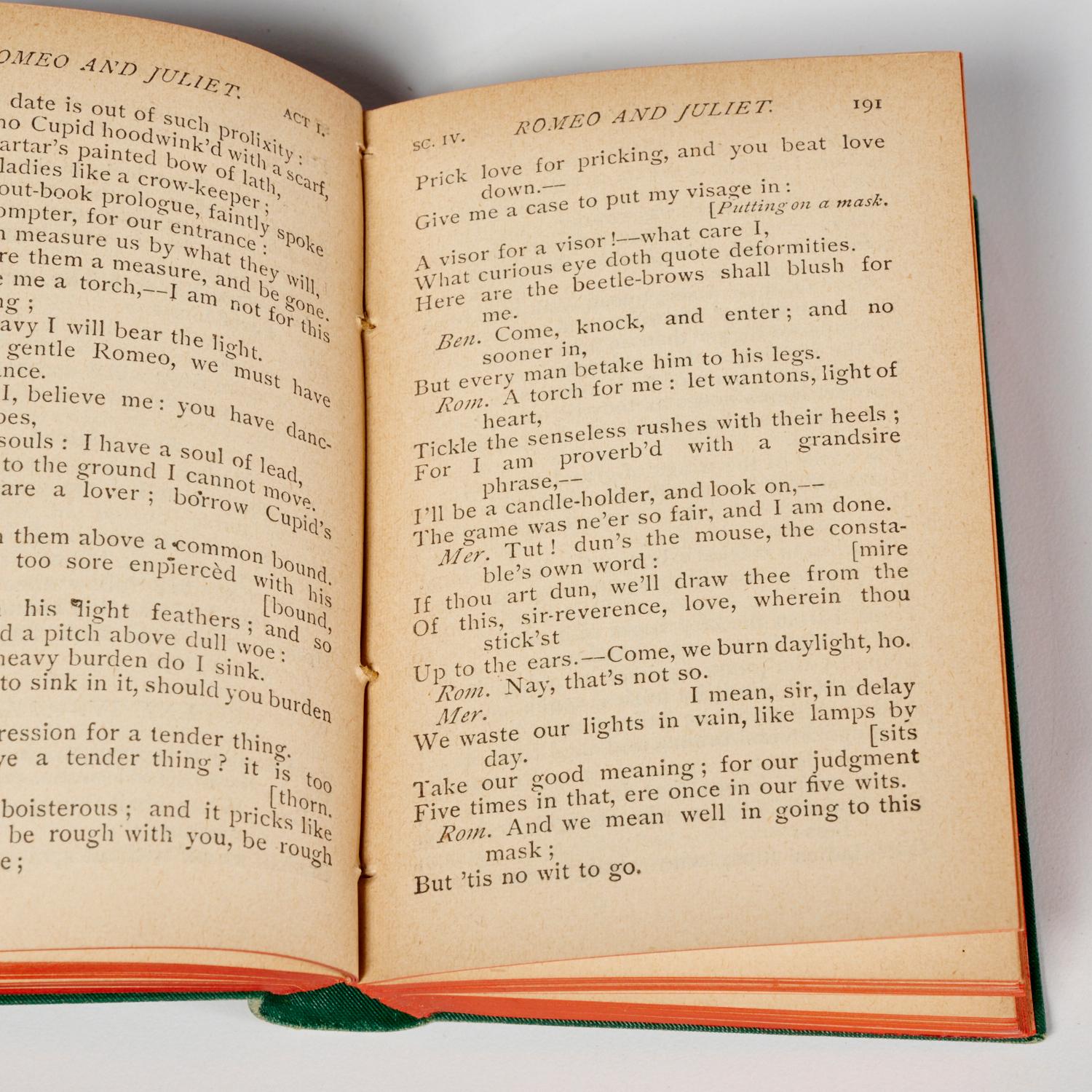 Embossed 1880's Handy-Volume Set of Shakespeare's Works in Thirteen Volumes