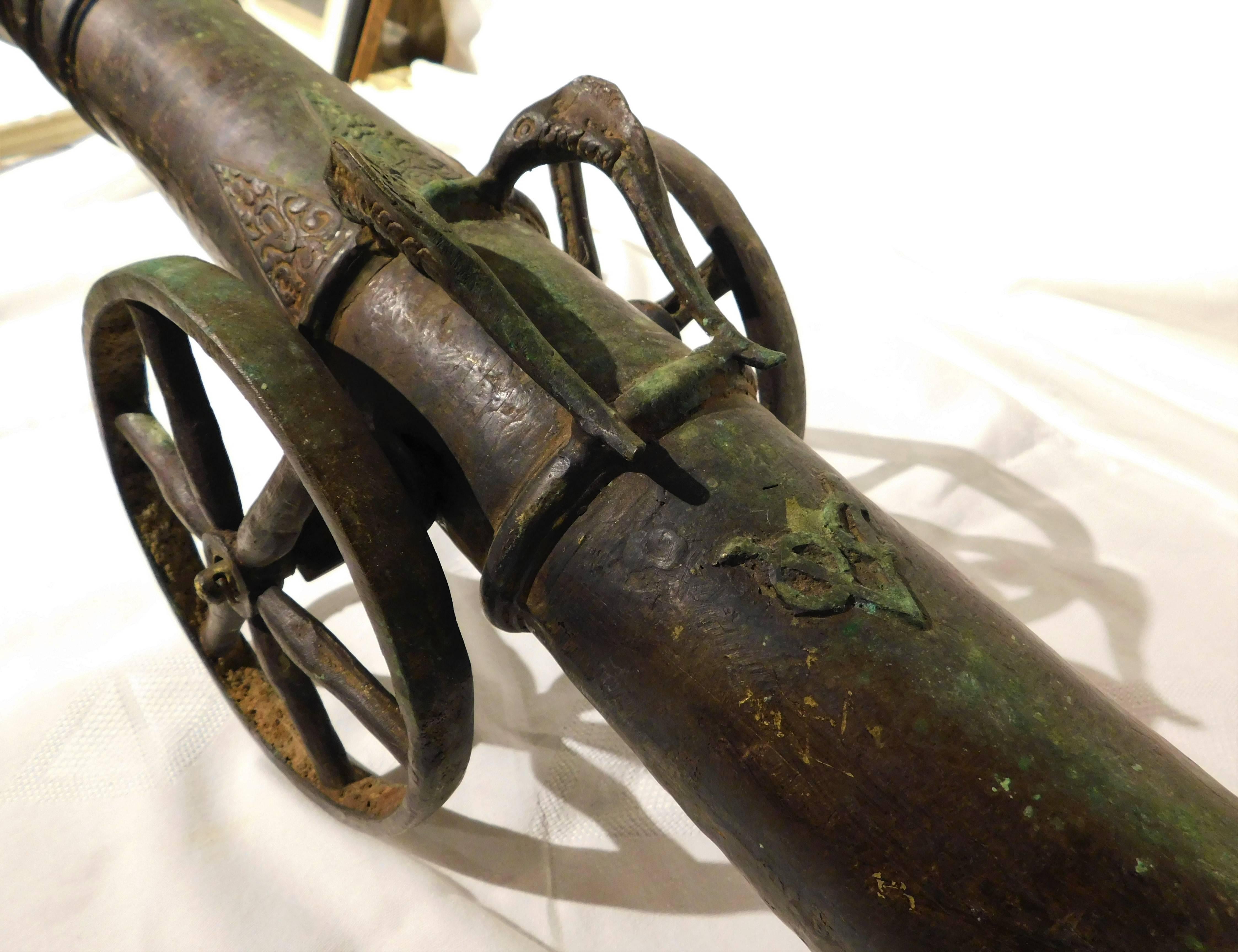viktorianische Bronze-Signalkanone aus den 1880er Jahren 4
