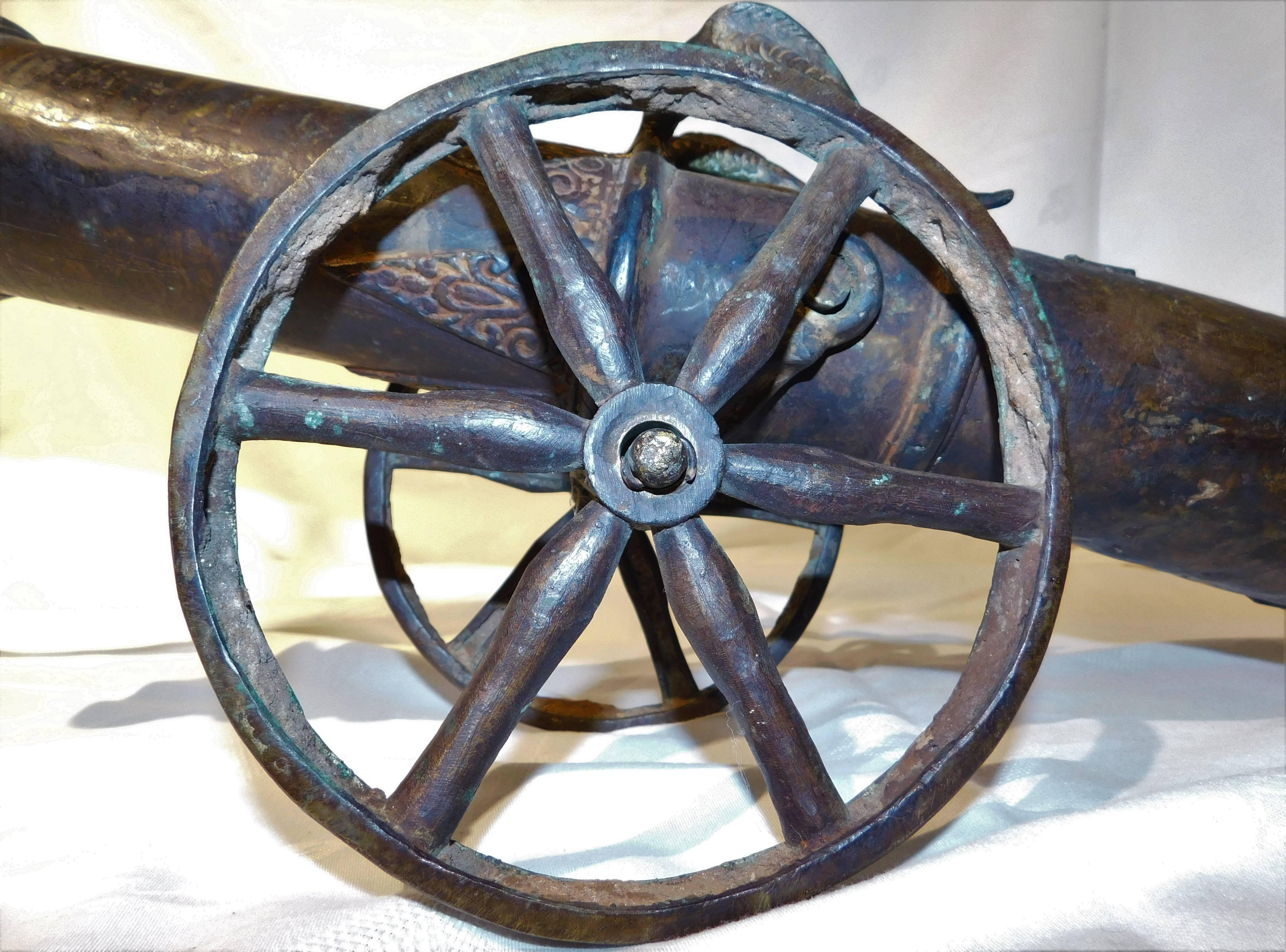 viktorianische Bronze-Signalkanone aus den 1880er Jahren 7