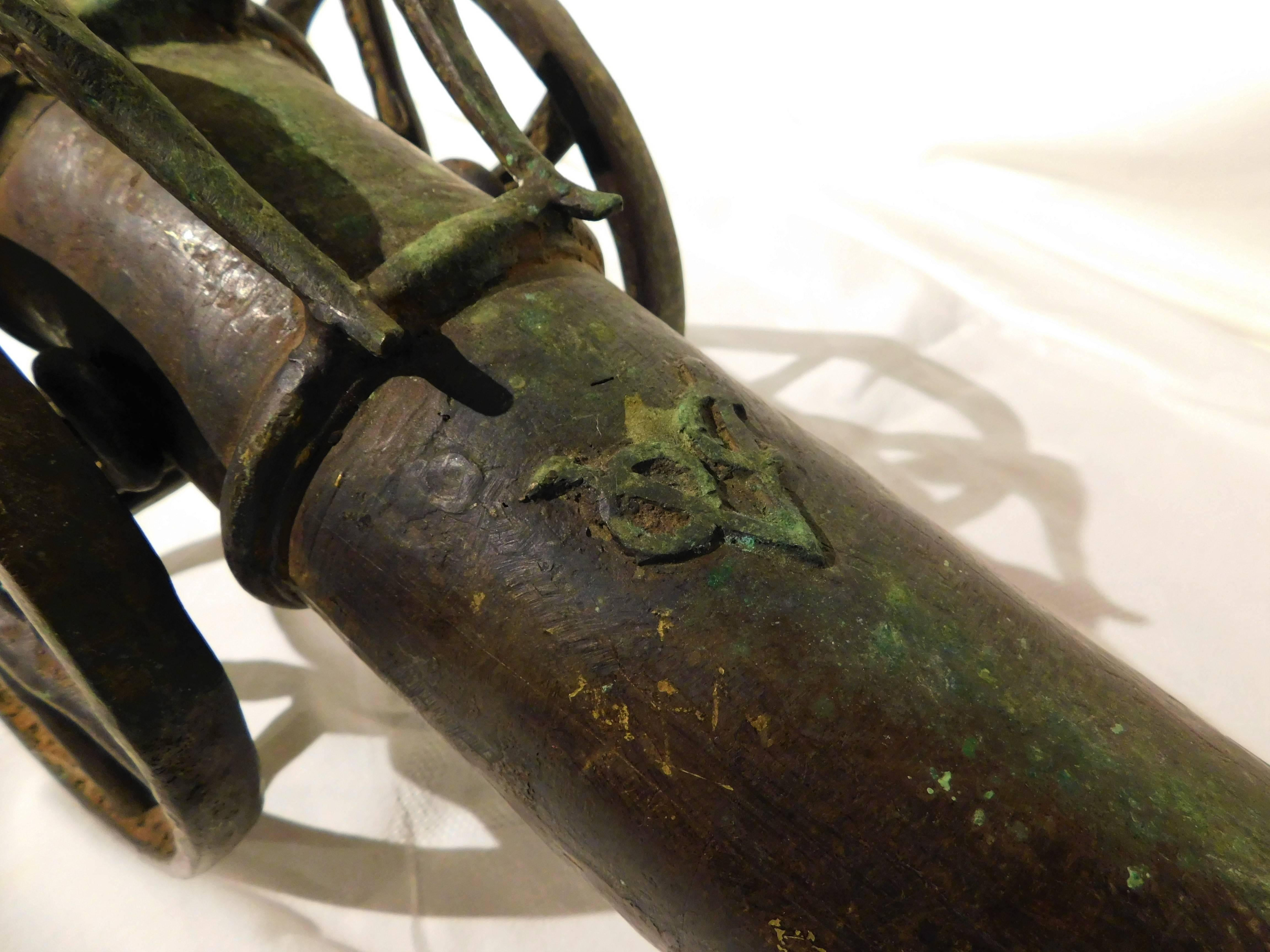 viktorianische Bronze-Signalkanone aus den 1880er Jahren 9